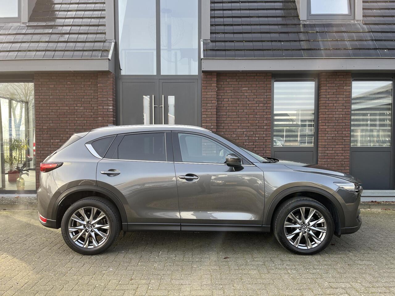 Mazda CX-5 2.5 SkyActiv-G 194 Luxury LEDER | APPLE CARPLAY / ANDROID AUTO | NAV | TREKHAAK WEGKLAPB. | ADAPTIVE CRUISE CONTROL | PANORAMADAK | 360 CAMERA | BOSE