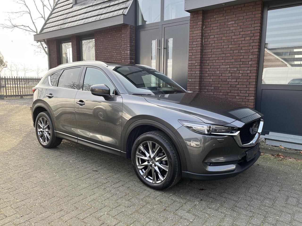 Mazda CX-5 2.5 SkyActiv-G 194 Luxury LEDER | APPLE CARPLAY / ANDROID AUTO | NAV | TREKHAAK WEGKLAPB. | ADAPTIVE CRUISE CONTROL | PANORAMADAK | 360 CAMERA | BOSE
