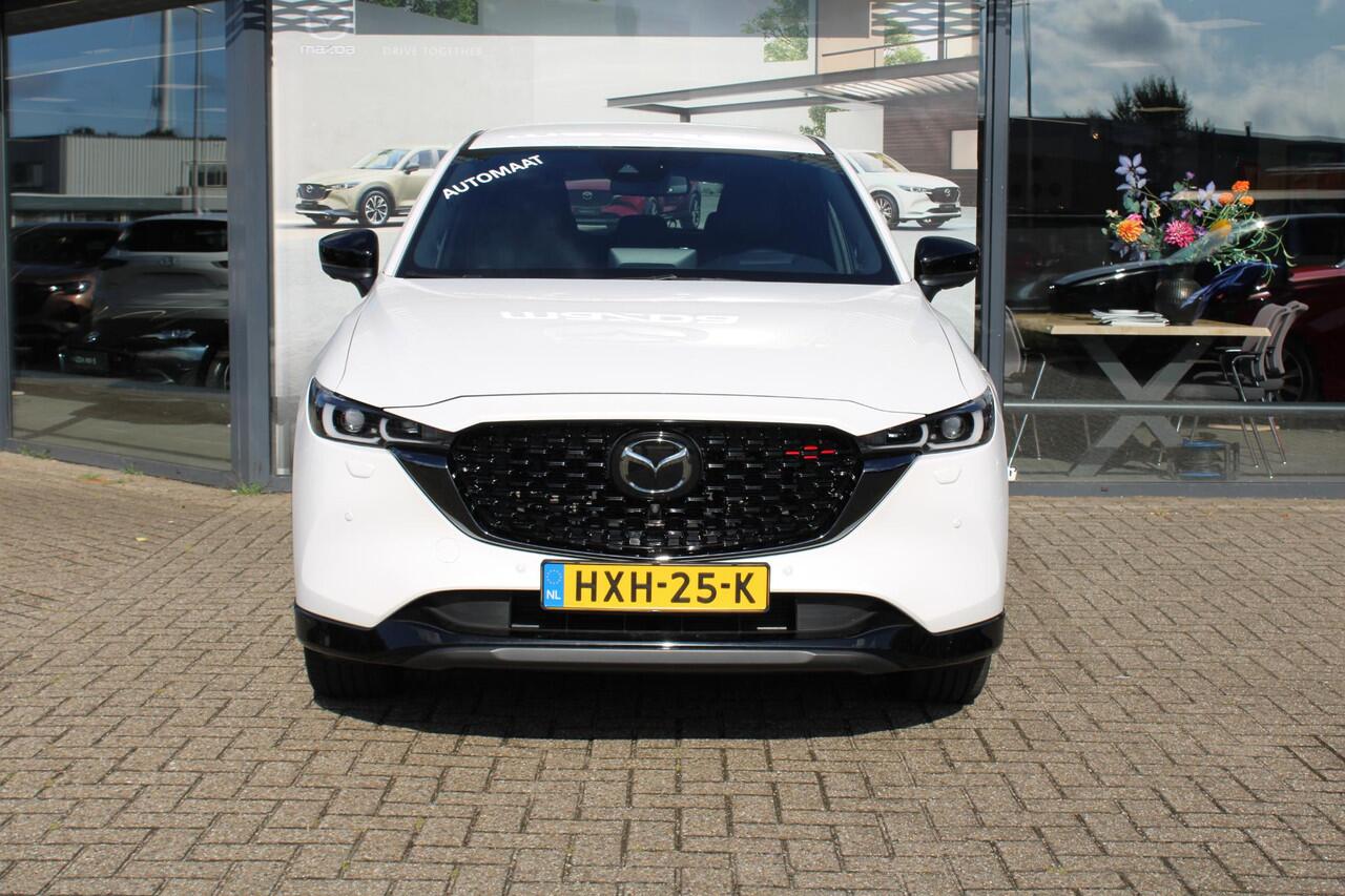 Mazda CX-5 2.5 SkyActiv-G 194 Homura , Automaat, Leder, 360 Camera, Adap.Cruise, Bose, LMV 19 Inch, HUD, Navi, Apple, Stoelventilatie/Verwarming