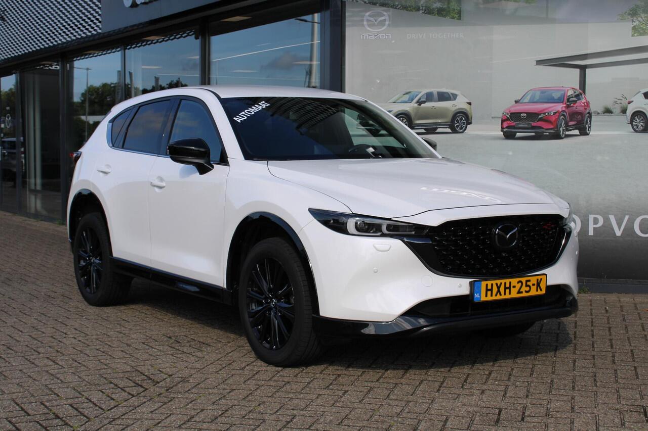 Mazda CX-5 2.5 SkyActiv-G 194 Homura , Automaat, Leder, 360 Camera, Adap.Cruise, Bose, LMV 19 Inch, HUD, Navi, Apple, Stoelventilatie/Verwarming