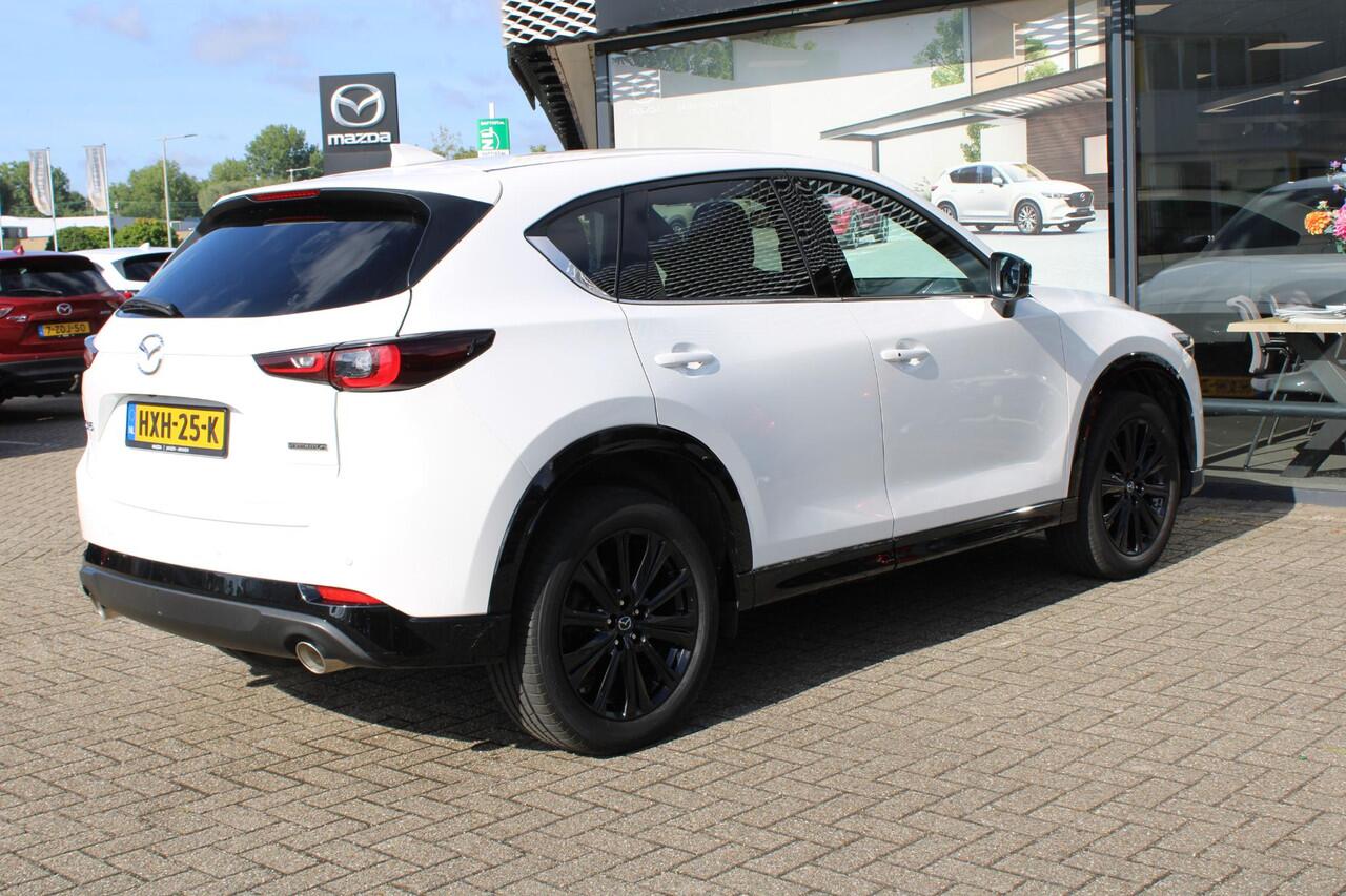 Mazda CX-5 2.5 SkyActiv-G 194 Homura , Automaat, Leder, 360 Camera, Adap.Cruise, Bose, LMV 19 Inch, HUD, Navi, Apple, Stoelventilatie/Verwarming