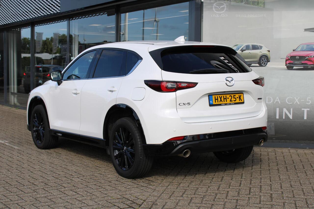 Mazda CX-5 2.5 SkyActiv-G 194 Homura , Automaat, Leder, 360 Camera, Adap.Cruise, Bose, LMV 19 Inch, HUD, Navi, Apple, Stoelventilatie/Verwarming