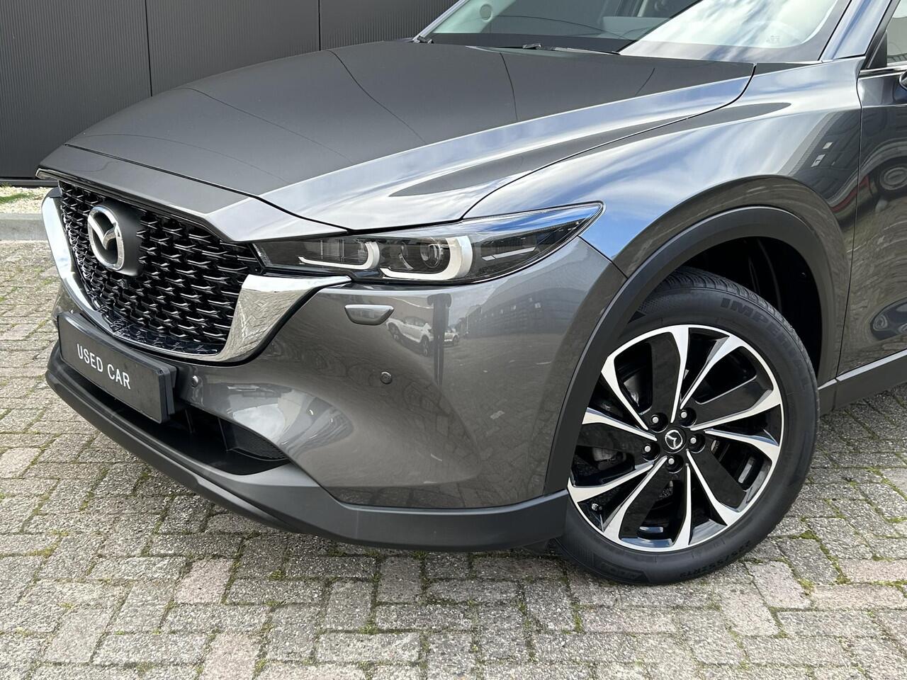 Mazda CX-5 2.5 e-SkyActiv-G M Hybrid 194 Advantage 360 Camera / Head-up display / Trekhaak / Keyless drive / Stoel- stuurverwarming / Navi / Cruise Control / Draadloze tel oplader