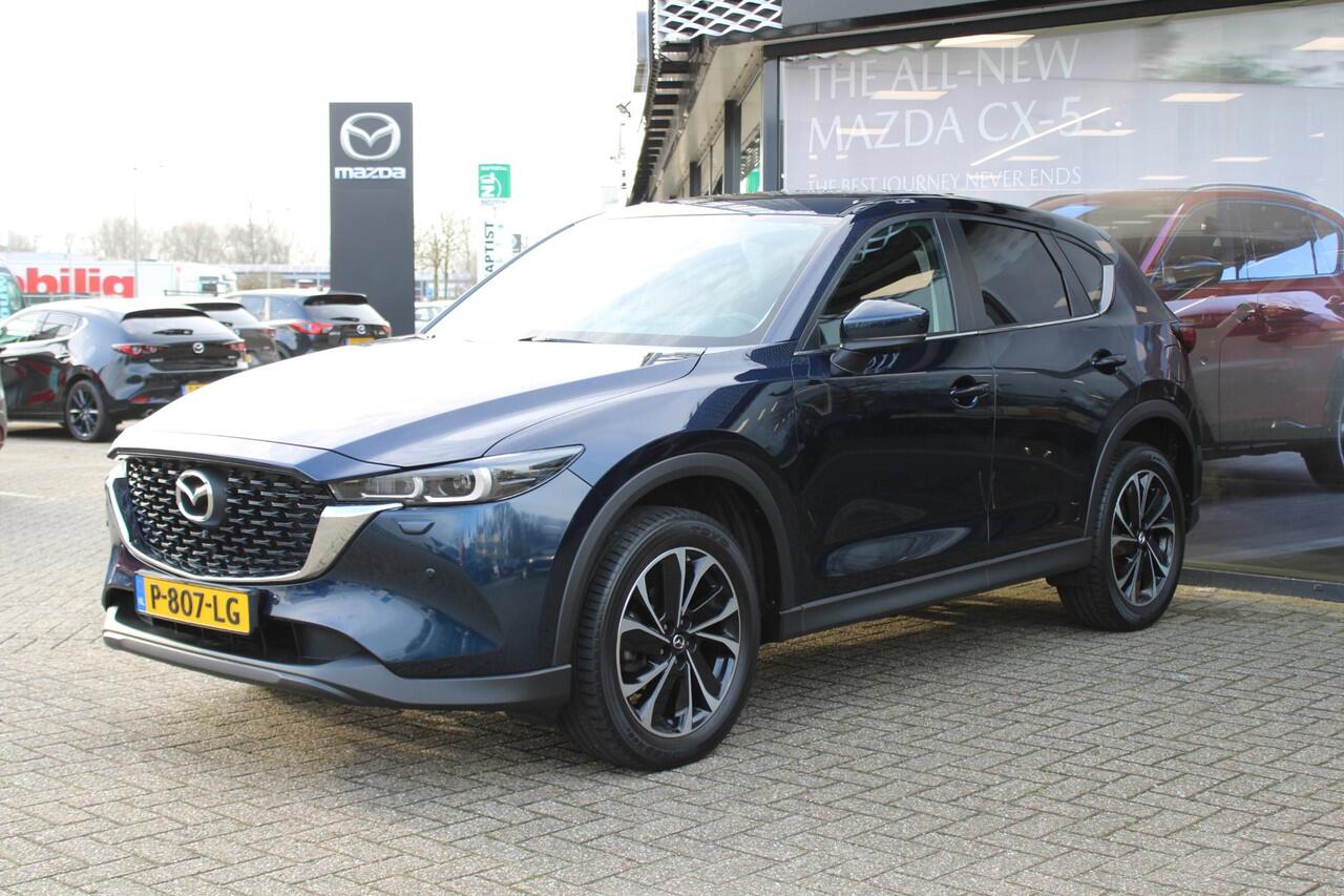 Mazda CX-5 2.0 SkyActiv-G 165 Comfort , Automaat, Trekhaak, I-Activesense Pakket, Winter Pakket, 360 Camera, LMV 19 Inch, HUD, Navi, Apple Carplay