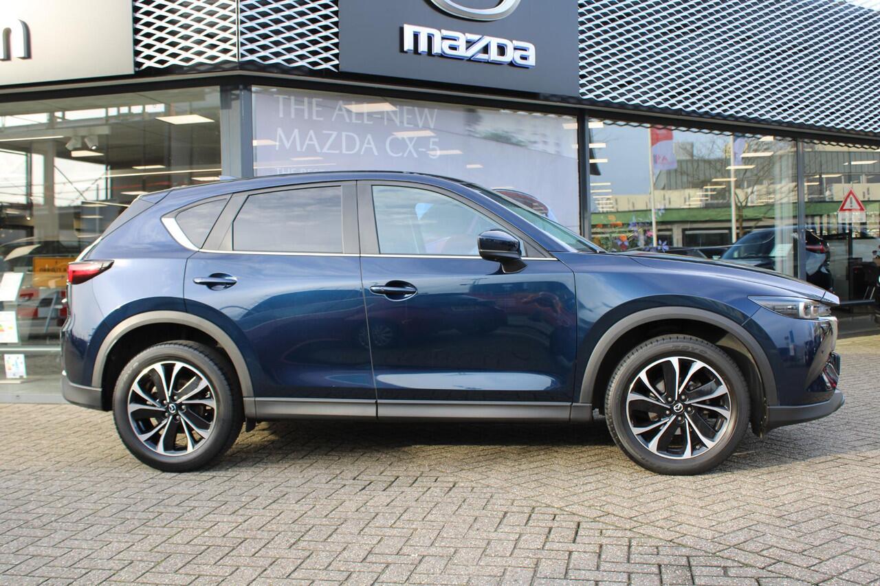 Mazda CX-5 2.0 SkyActiv-G 165 Comfort , Automaat, Trekhaak, I-Activesense Pakket, Winter Pakket, 360 Camera, LMV 19 Inch, HUD, Navi, Apple Carplay