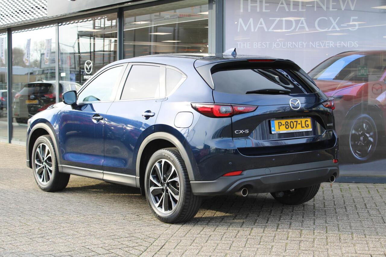 Mazda CX-5 2.0 SkyActiv-G 165 Comfort , Automaat, Trekhaak, I-Activesense Pakket, Winter Pakket, 360 Camera, LMV 19 Inch, HUD, Navi, Apple Carplay