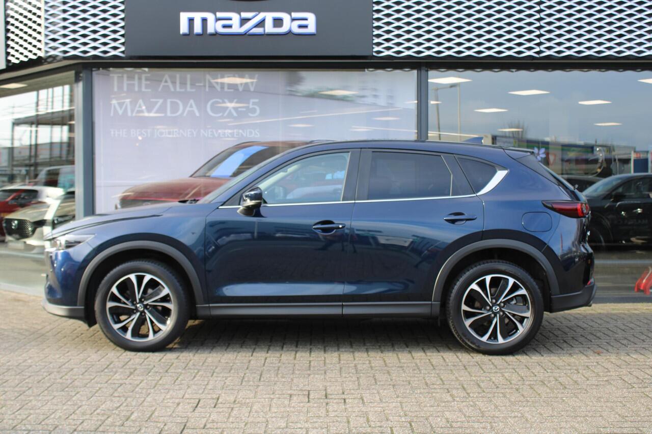 Mazda CX-5 2.0 SkyActiv-G 165 Comfort , Automaat, Trekhaak, I-Activesense Pakket, Winter Pakket, 360 Camera, LMV 19 Inch, HUD, Navi, Apple Carplay