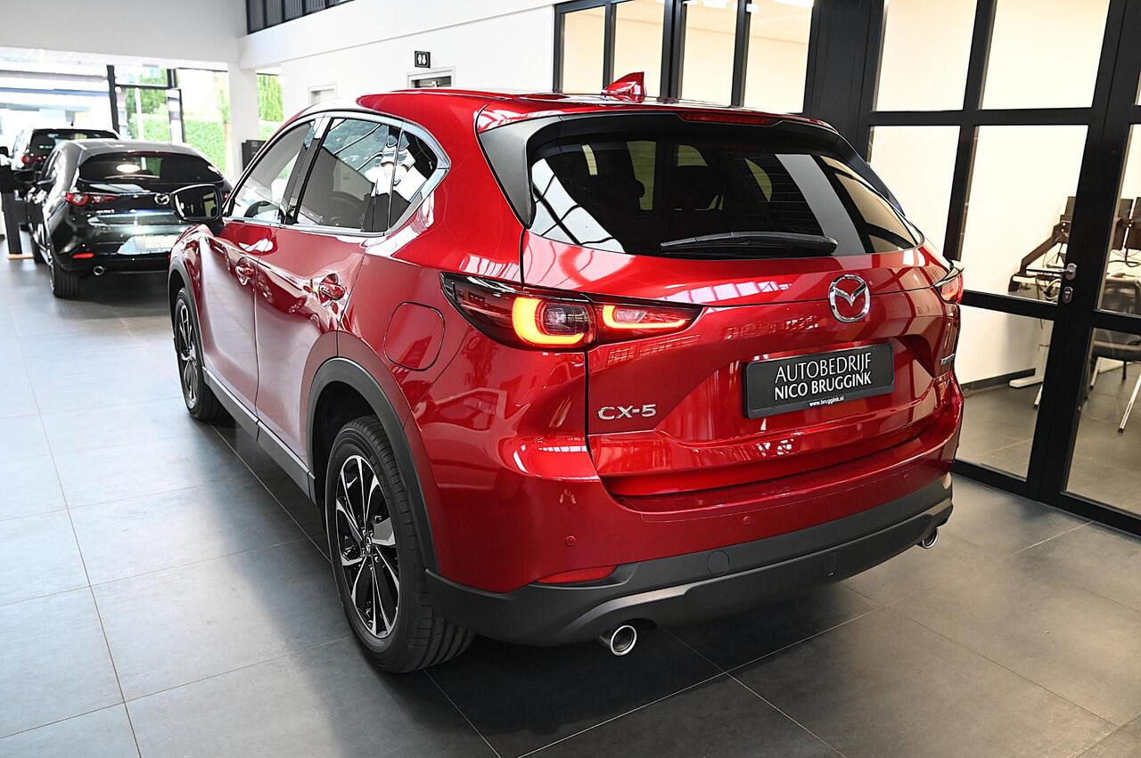 Mazda CX-5 SkyActiv-G 194 automaat Luxury met zwart leer pakket *Trekhaak* *Dealeronderhouden* *All-in prijs*
