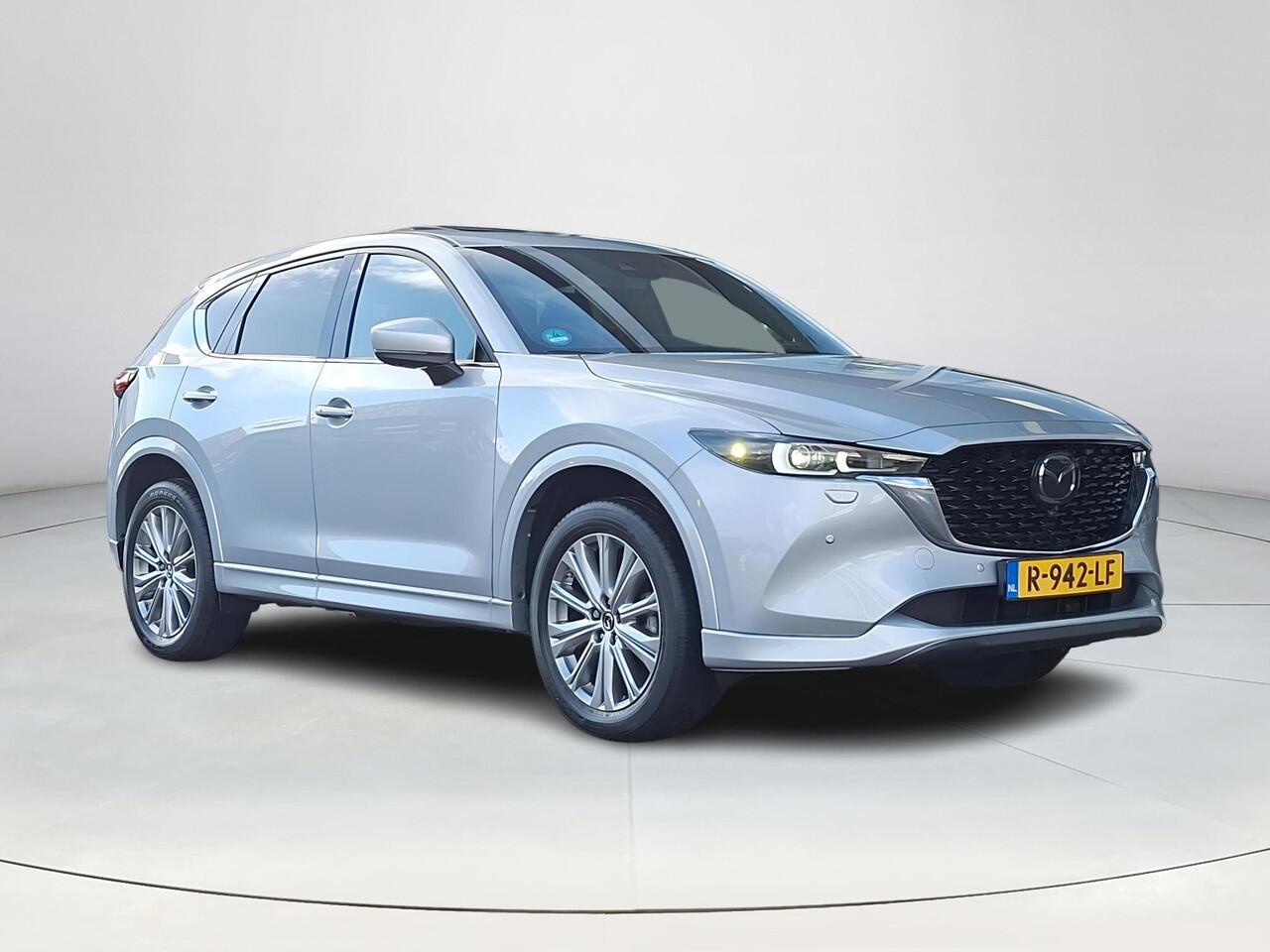 Mazda CX-5 2.0 SkyActiv-G 165 Signature | Apple Carplay/Android Auto | Achteruitrijcamera | Nappa Leder | Trekhaak | Stoel/stuurverwarming | Elektrische achterklep | Elektrische verstelbare stoelen met geheugen |