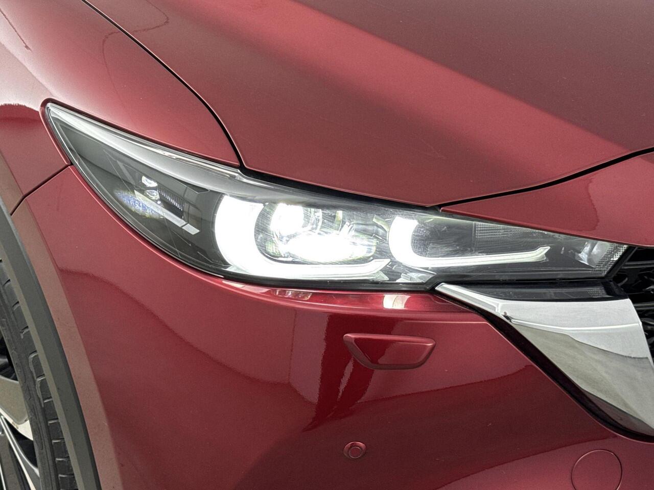 Mazda CX-5 2.0 SkyActiv-G 165Pk Luxury | Memory Seats | Lederen Bekleding | Trekhaak | 360- Camera | Stoel & Stuurverwarming | Stoelventilatie | Parkeersensoren | Elektrische Achterklep | Bose Premium Audio |