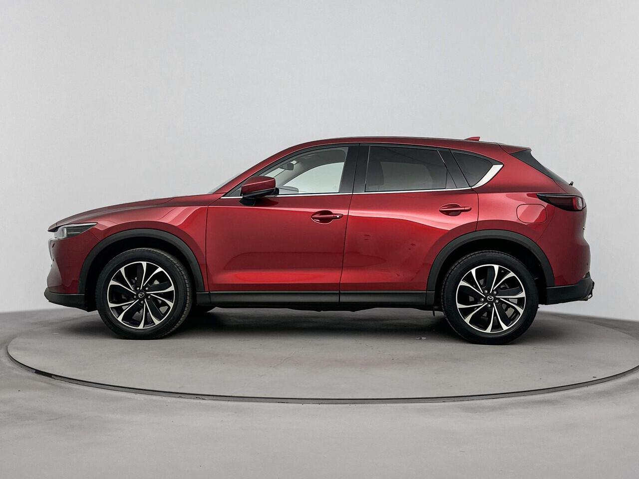 Mazda CX-5 2.0 SkyActiv-G 165Pk Luxury | Memory Seats | Lederen Bekleding | Trekhaak | 360- Camera | Stoel & Stuurverwarming | Stoelventilatie | Parkeersensoren | Elektrische Achterklep | Bose Premium Audio |