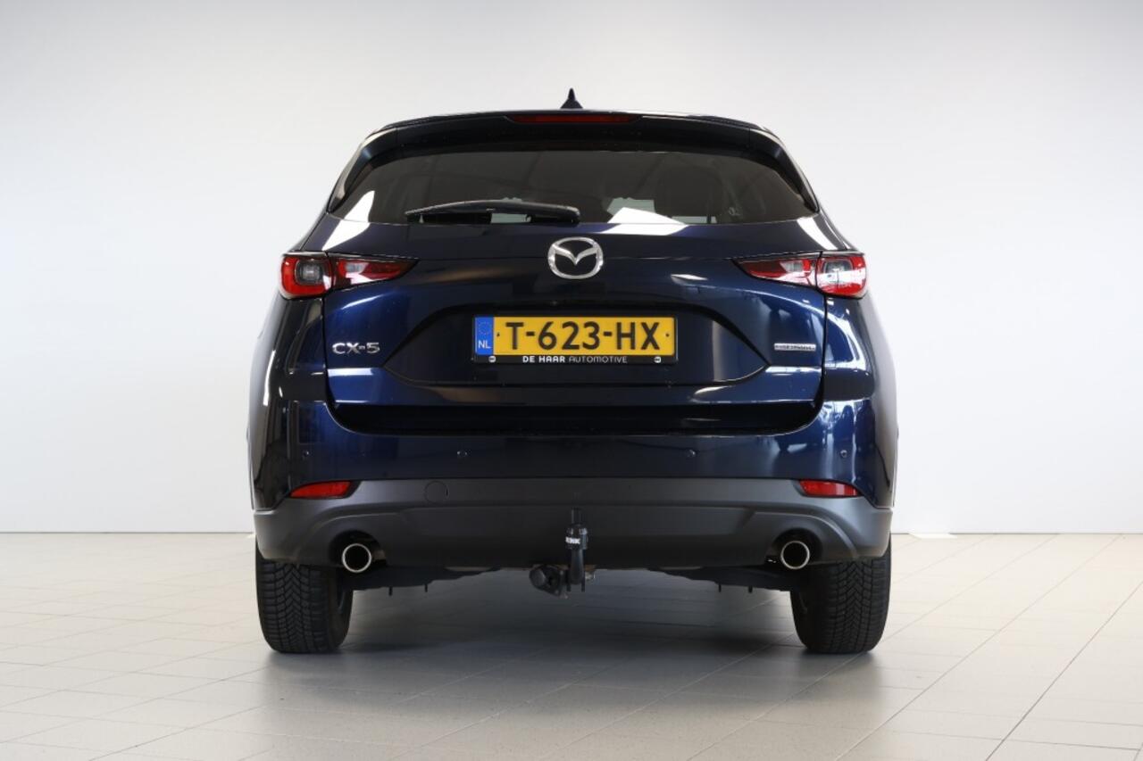 Mazda CX-5 e-SKYACTIV G 163 pk - Trekhaak - Dodehoeksens. - Stoel/Stuur verwarm.