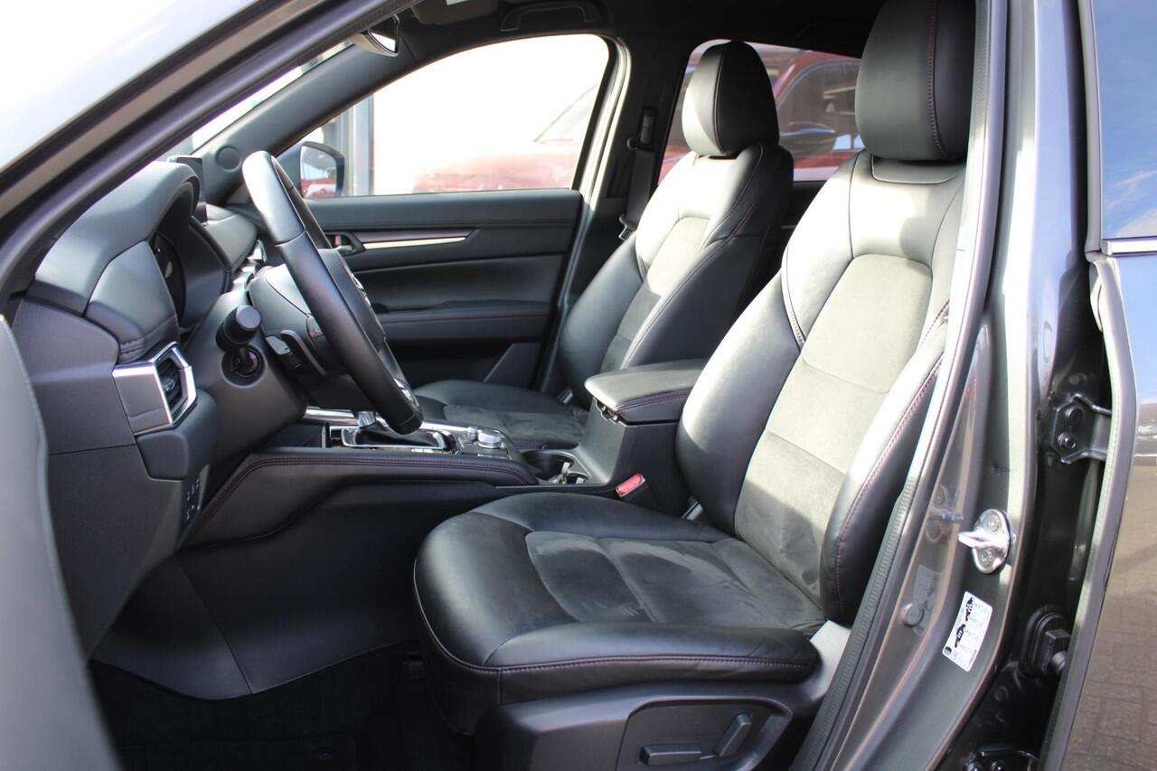 Mazda CX-5 2.0 SkyActiv-G 165 Homura Limited , Automaat, Half Leder, Navi, Clima, Adap.Cruise, 360 Camera, Stoel/Stuurverwarming, Apple Carplay, Android Auto, PDC, HUD, LMV 19 Inch, LKA