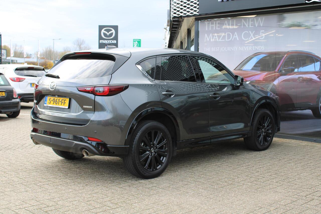 Mazda CX-5 2.0 SkyActiv-G 165 Homura Limited , Automaat, Half Leder, Navi, Clima, Adap.Cruise, 360 Camera, Stoel/Stuurverwarming, Apple Carplay, Android Auto, PDC, HUD, LMV 19 Inch, LKA