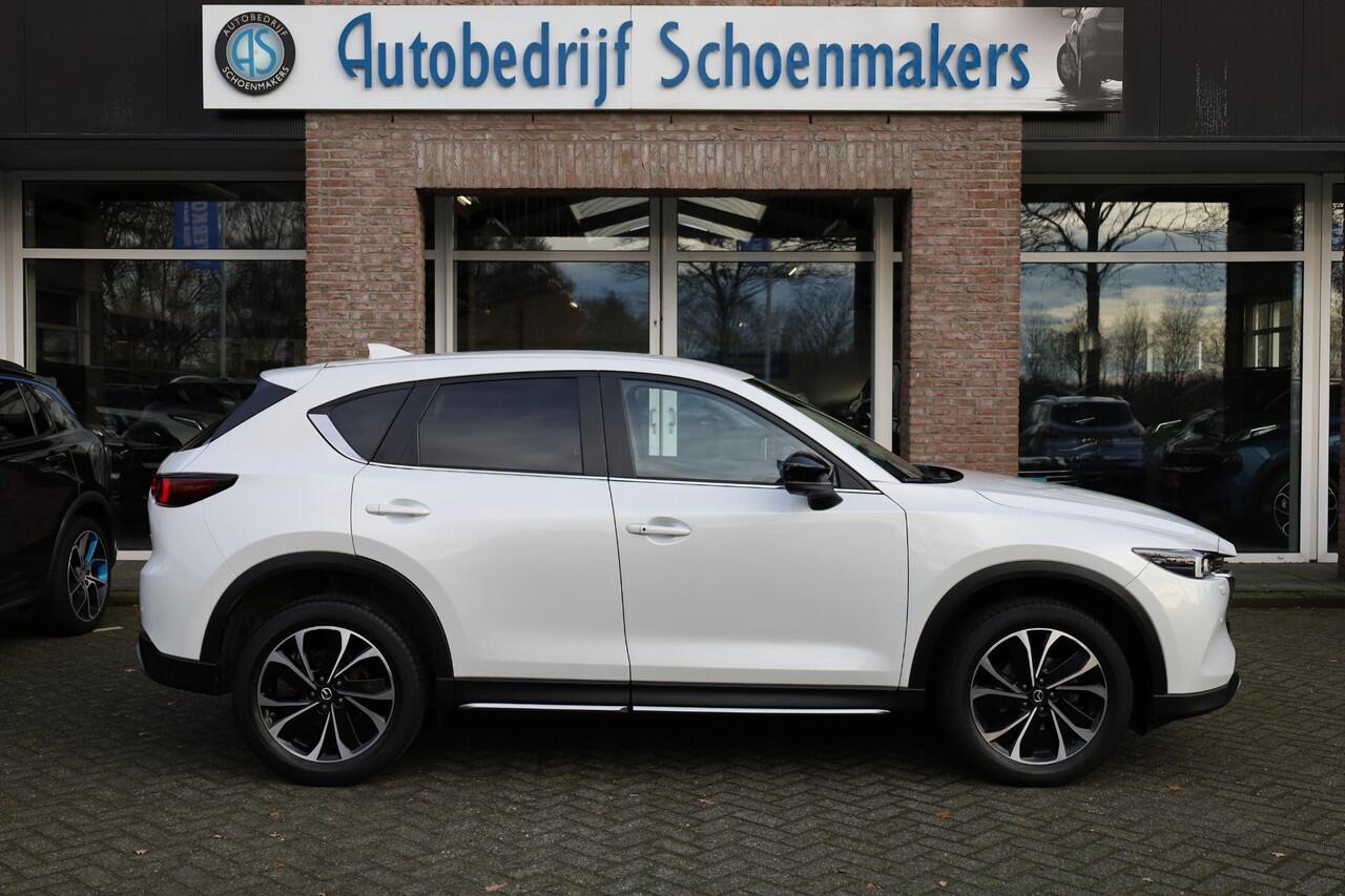 Mazda CX-5 2.0 e-SkyActiv-G M Hybrid 165 Newground HUD CARPLAY LEER/ALCANTARA 360-CAMERA STOEL/STUURVERW. ELEC.KLEP/STOEL LANE-ASSIST HILL-HOLD KEYLESS CRUISE CLIMA DAB 2XPDC 19''LMV