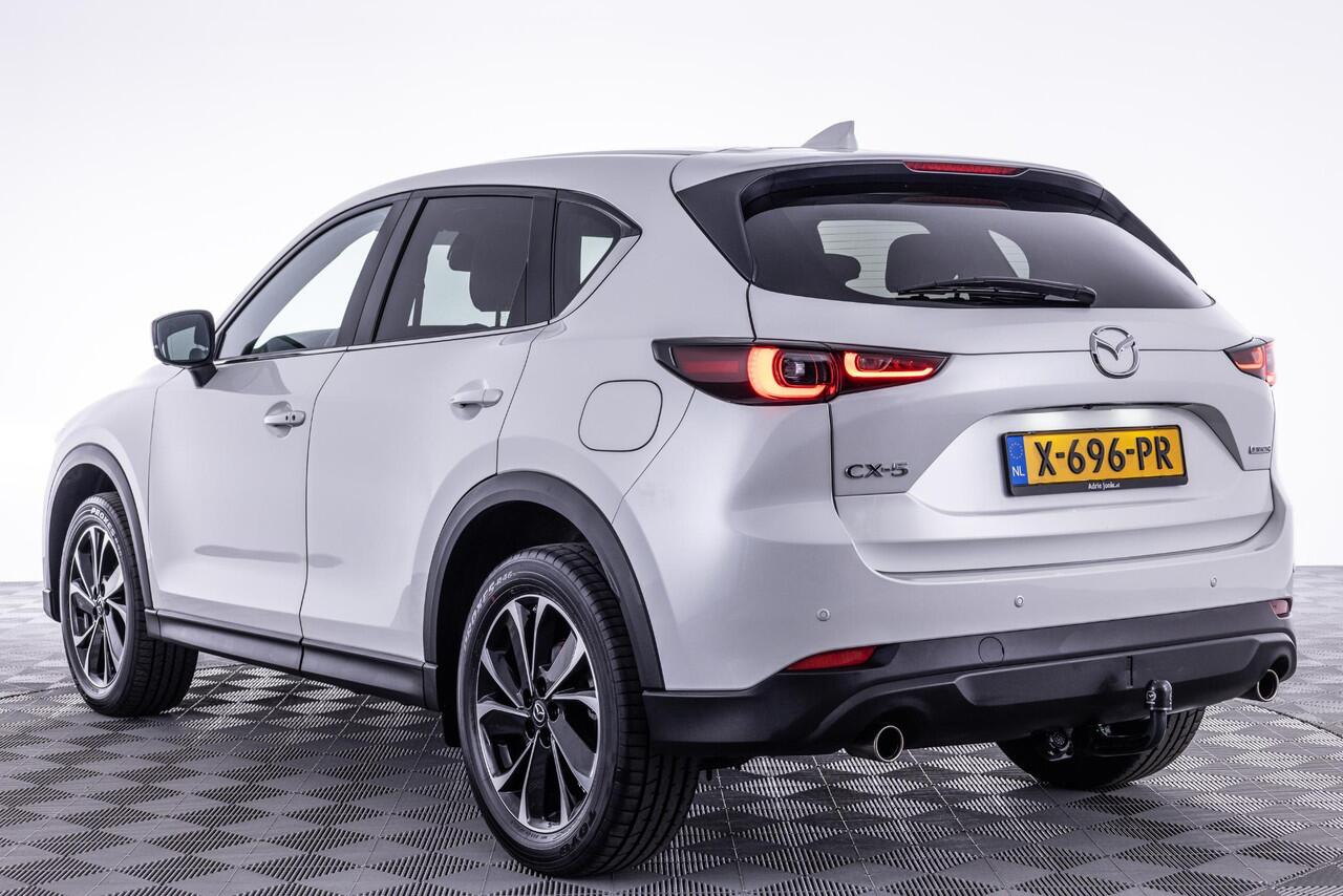 Mazda CX-5 2.0 e-SkyActiv-G M Hybrid 165 Exclusive-Line AUTOMAAT | TREKHAAK | BLACK COMFORT PACK | EL. A.KLEP | Bose AUDIO | STOEL VENTILATIE | APPLE CARPLAY/ANDROID AUTO | 2000kg TREK GEWICHT | NED. AUTO | *6JAAR GARANTIE |