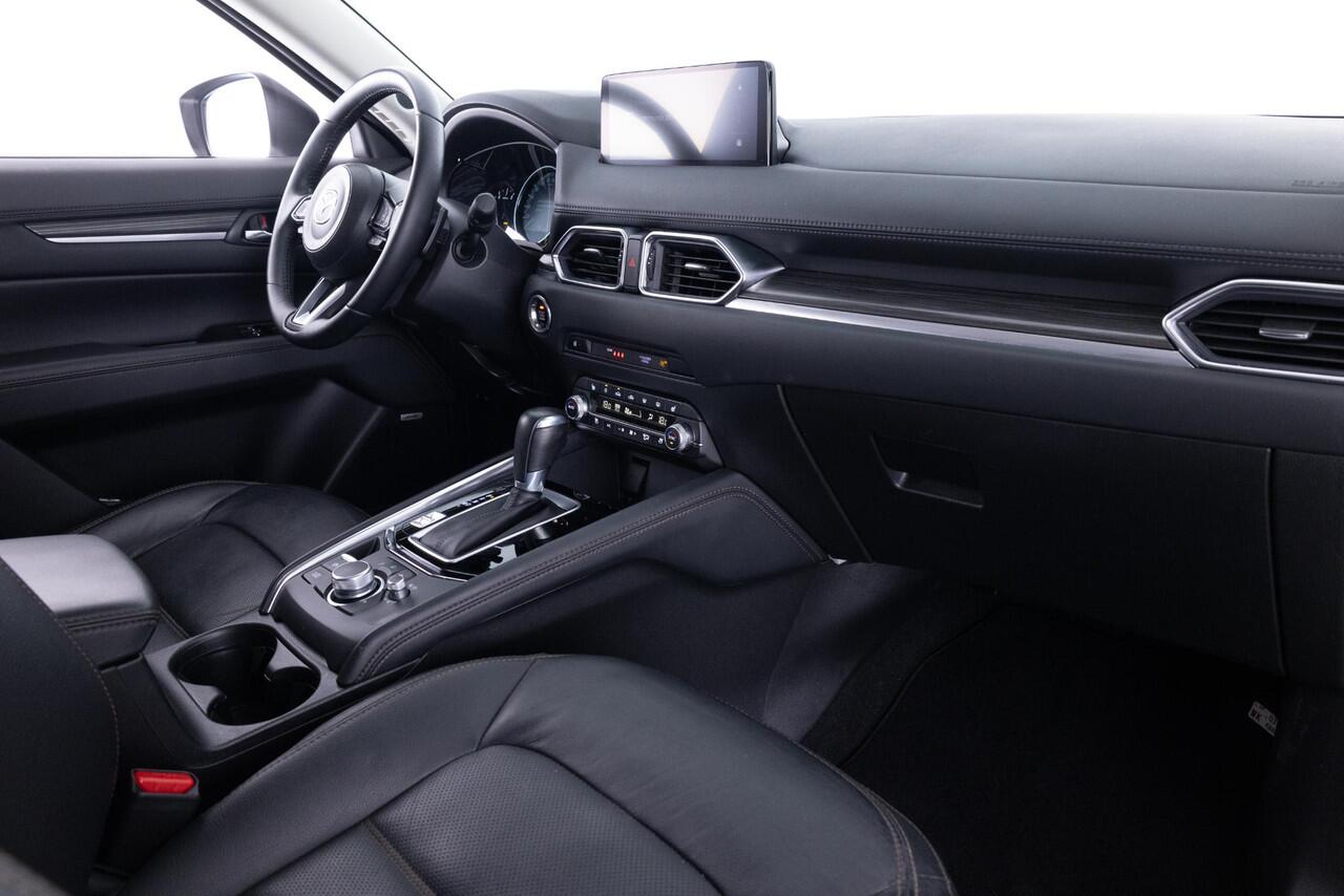 Mazda CX-5 2.0 e-SkyActiv-G M Hybrid 165 Exclusive-Line AUTOMAAT | TREKHAAK | BLACK COMFORT PACK | EL. A.KLEP | Bose AUDIO | STOEL VENTILATIE | APPLE CARPLAY/ANDROID AUTO | 2000kg TREK GEWICHT | NED. AUTO | *6JAAR GARANTIE |