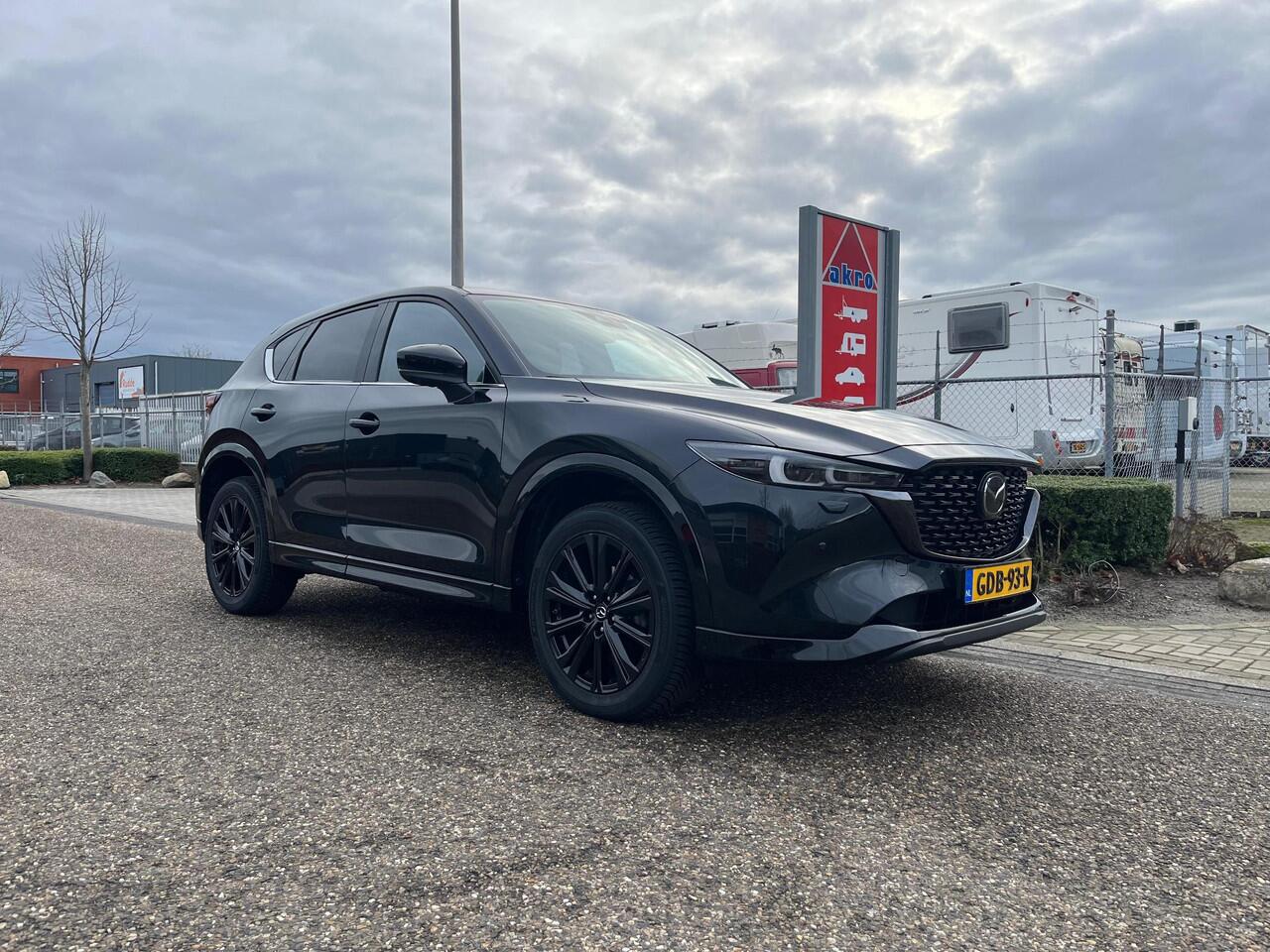 Mazda CX-5 2.0 e-SkyActiv-G M Hybrid 165 Homura Black Edition | Adap. Cruise Control | BOSE | Carplay | Trekhaak | Lederen bekleding | Elek. bedienbare achterklep