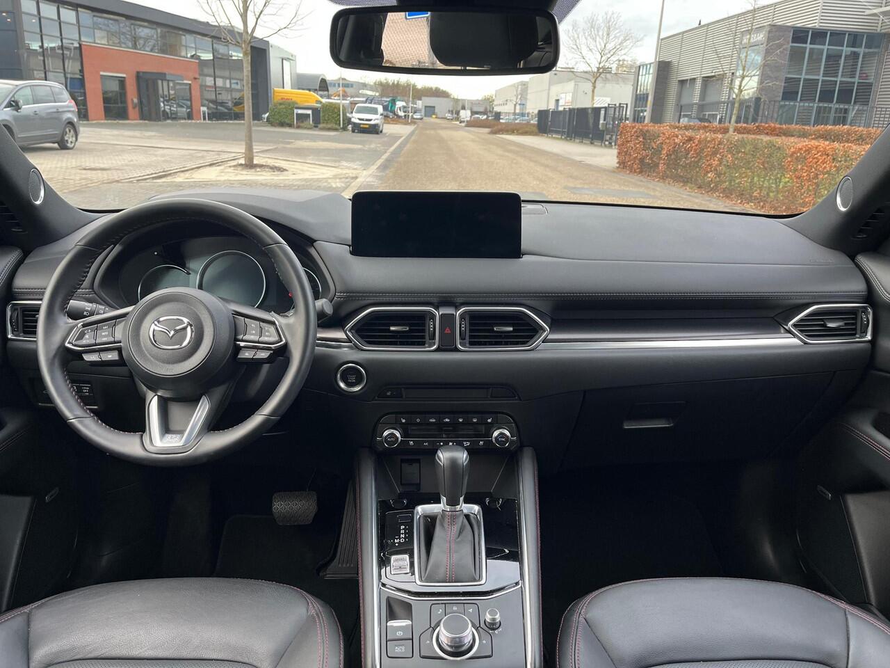 Mazda CX-5 2.0 e-SkyActiv-G M Hybrid 165 Homura Black Edition | Adap. Cruise Control | BOSE | Carplay | Trekhaak | Lederen bekleding | Elek. bedienbare achterklep