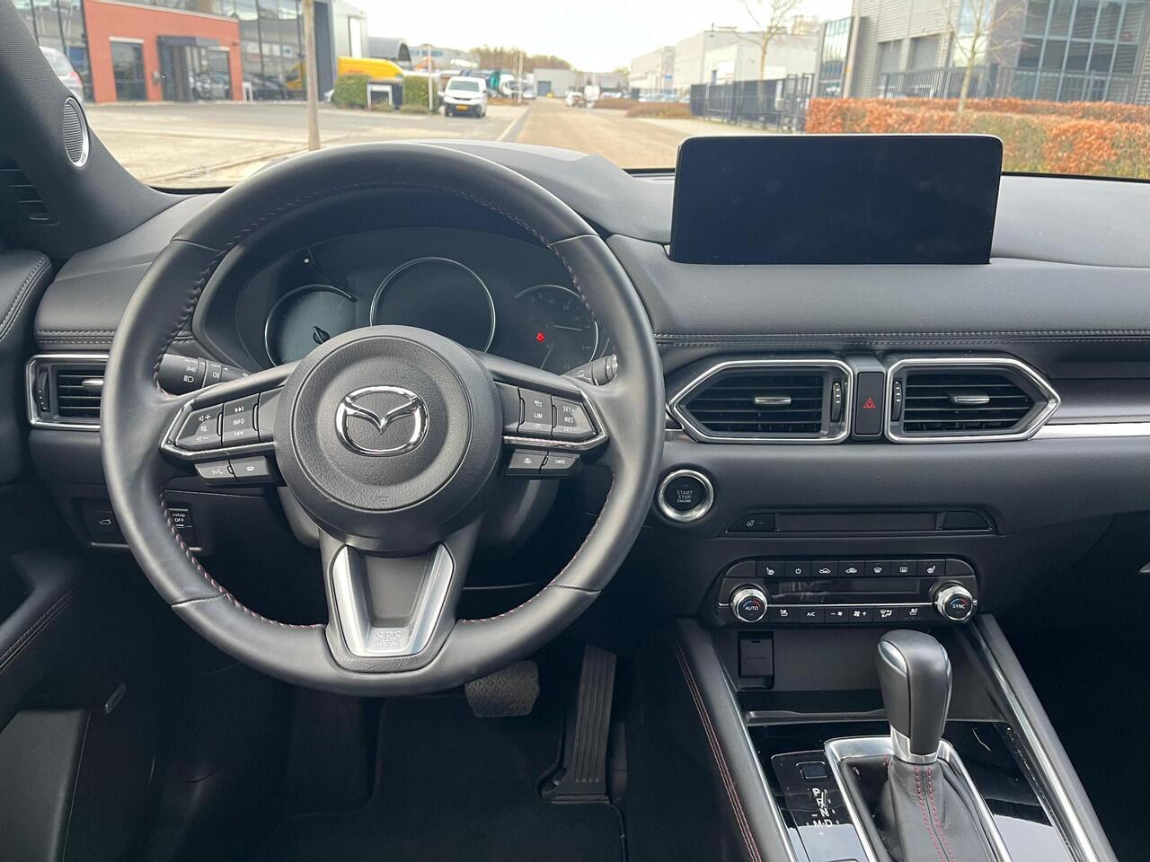 Mazda CX-5 2.0 e-SkyActiv-G M Hybrid 165 Homura Black Edition | Adap. Cruise Control | BOSE | Carplay | Trekhaak | Lederen bekleding | Elek. bedienbare achterklep