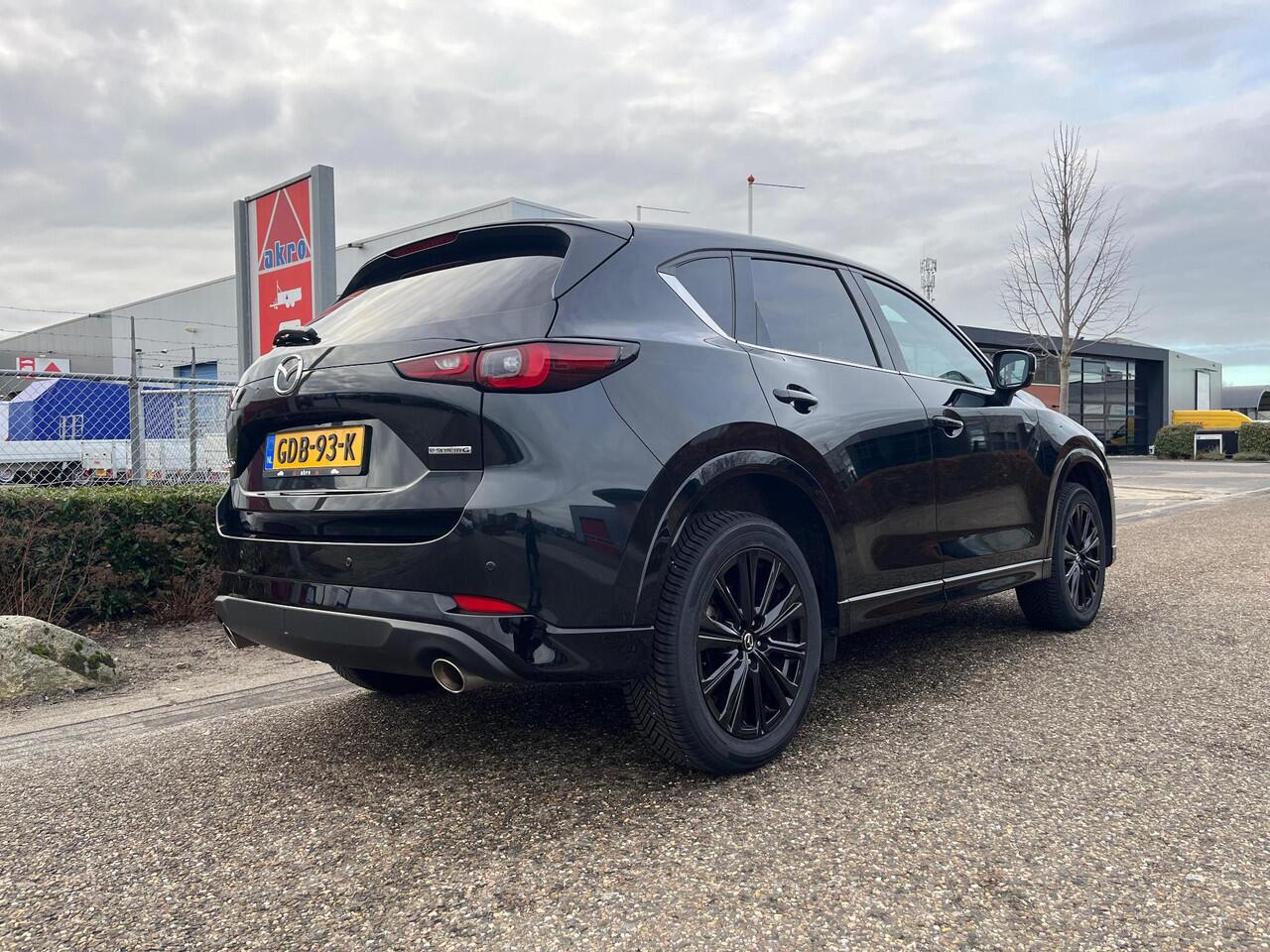 Mazda CX-5 2.0 e-SkyActiv-G M Hybrid 165 Homura Black Edition | Adap. Cruise Control | BOSE | Carplay | Trekhaak | Lederen bekleding | Elek. bedienbare achterklep