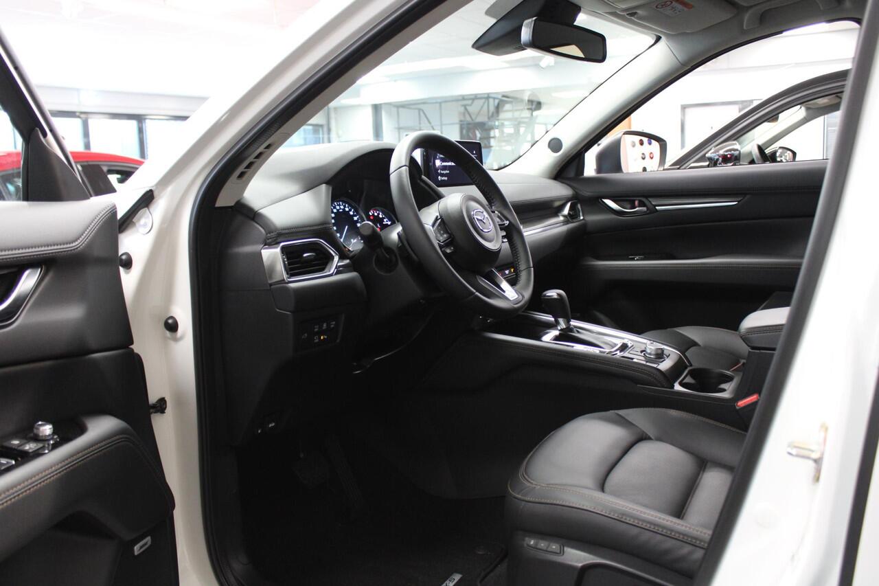 Mazda CX-5 2.0 e-SkyActiv-G M Hybrid 165 Exclusive-Line , Nieuwe Auto, 10 KM, Registratievoordeel ¤ 5.000-, Leder Pack, Adap.Cruise, Navi, Apple Carplay, 360 Camera, PDC, HUD, Stoelverwarming/ventilatie, 19" LMV