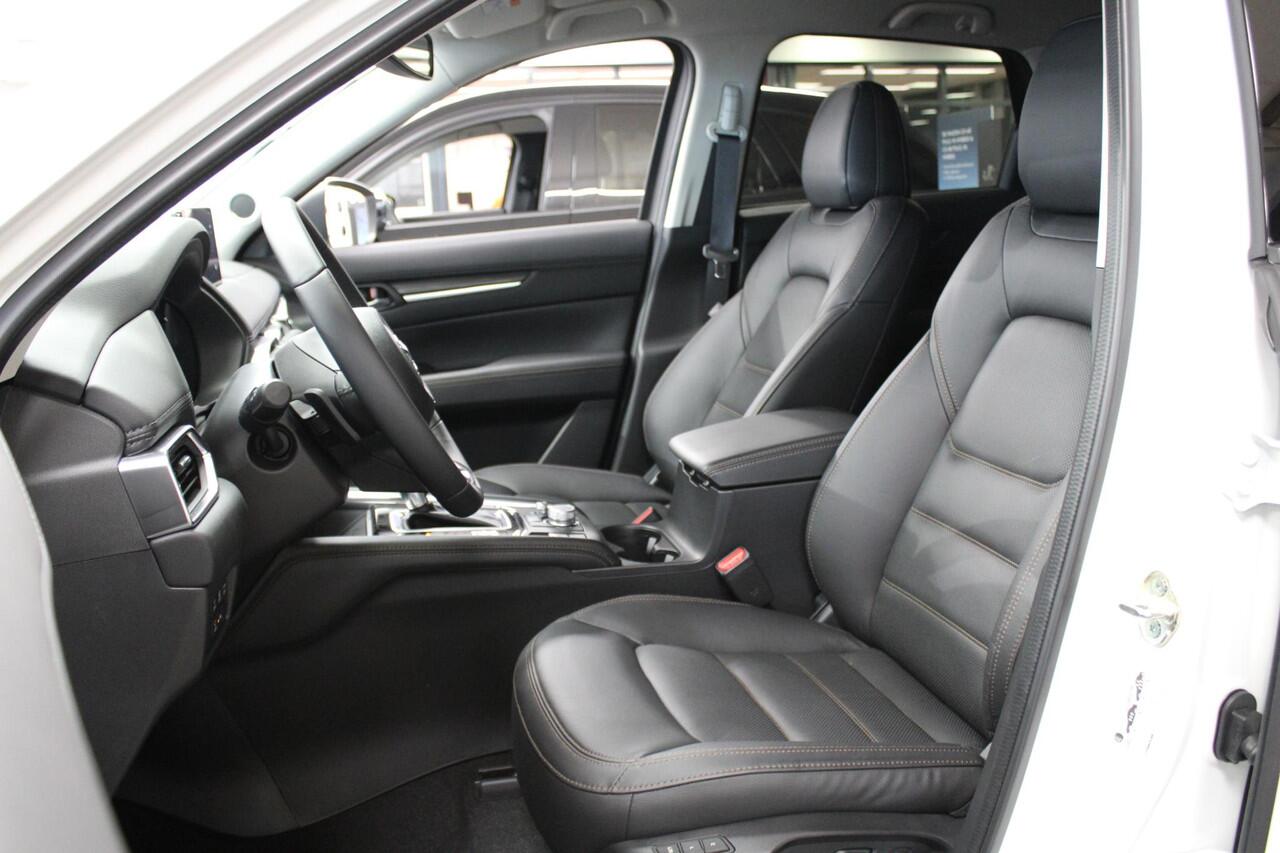 Mazda CX-5 2.0 e-SkyActiv-G M Hybrid 165 Exclusive-Line , Nieuwe Auto, 10 KM, Registratievoordeel ¤ 5.000-, Leder Pack, Adap.Cruise, Navi, Apple Carplay, 360 Camera, PDC, HUD, Stoelverwarming/ventilatie, 19" LMV