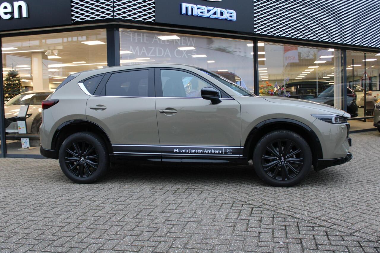 Mazda CX-5 2.0 e-SkyActiv-G M Hybrid 165 Homura , Demovoordeel ¤ 9.340-, Leder Pack, Adap.Cruise, Navi, Apple Carplay, 360 Camera, PDC, HUD, Stoelverwarming/ventilatie, 19" LMV