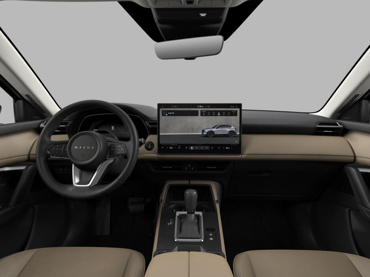 Mazda CX-5 2.5 E-SKYACTIV G 141 M HYBRID Homura | Voorraad auto leverbaar vanaf maart 2026 | Panoramisch Schuif/Kanteldak | Tan-lederen interieur |