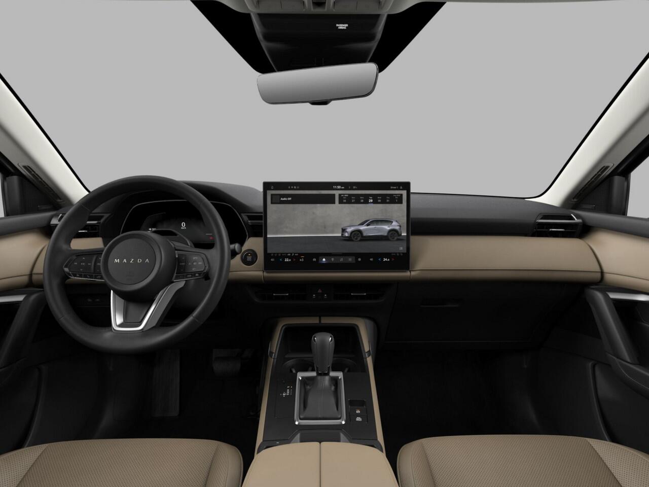 Mazda CX-5 2.5 E-SKYACTIV G 141 M HYBRID Homura | Voorraad auto leverbaar vanaf maart 2026 | Panoramisch Schuif/Kanteldak | Tanlederen interieur |