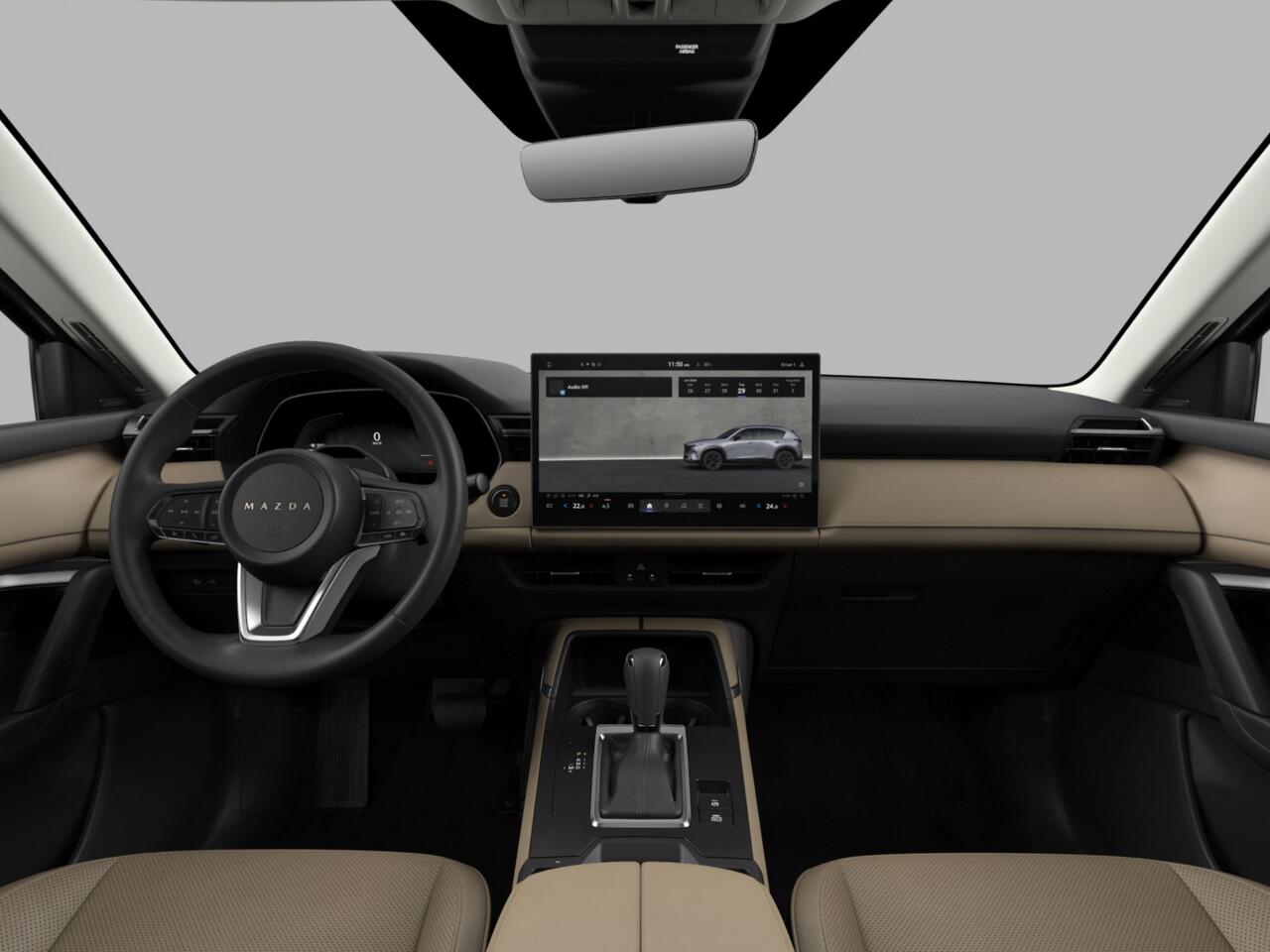 Mazda CX-5 2.5 E-SKYACTIV G 141 M HYBRID Homura | Voorraad auto leverbaar maart 2026 | Panorama dak | Tan kleur interieur |