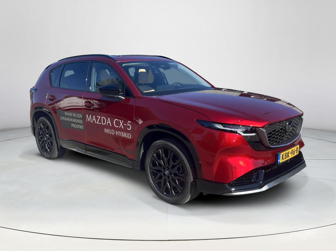 Mazda CX-5 2.5 E-SKYACTIV G 141 M HYBRID Homura | Panoramadak | Trekhaak | Sportpakket | 20" velgen |
