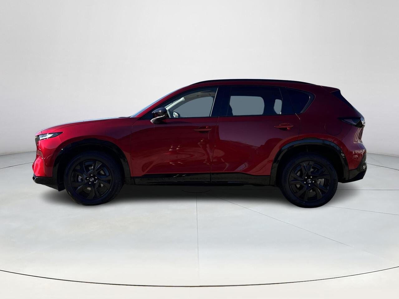 Mazda CX-5 2.5 E-SKYACTIV G 141 M HYBRID Homura | DEMO | elektrisch wegklapbare trekhaak | Panoramisch Schuif/Kantel Dak | Aeropack | Stoelverwarming/Verkoeling | Stuurverwarming | Google Build-In | 360* Camera | BOSE-Premium Audio |