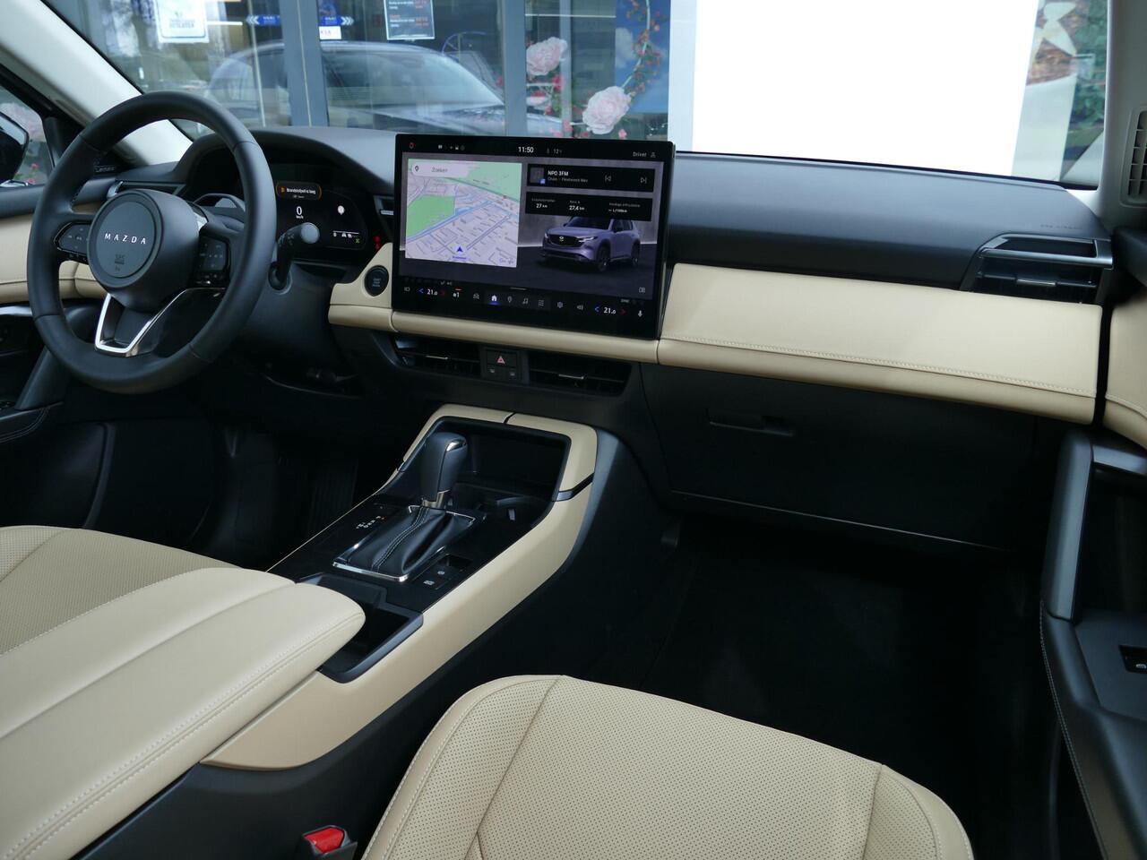 Mazda CX-5 2.5 E-SKYACTIV G 141 M HYBRID Homura | Google Build-In | Tan Leder | Voorraad | RIJKLAARPRIJS!