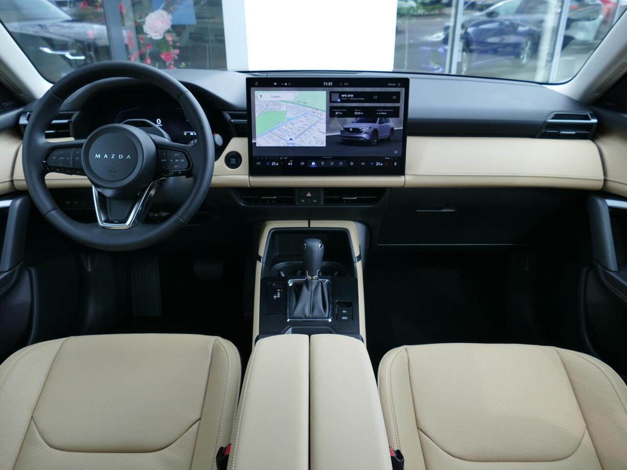 Mazda CX-5 2.5 E-SKYACTIV G 141 M HYBRID Homura | Google Build-In | Tan Leder | Voorraad | RIJKLAARPRIJS!