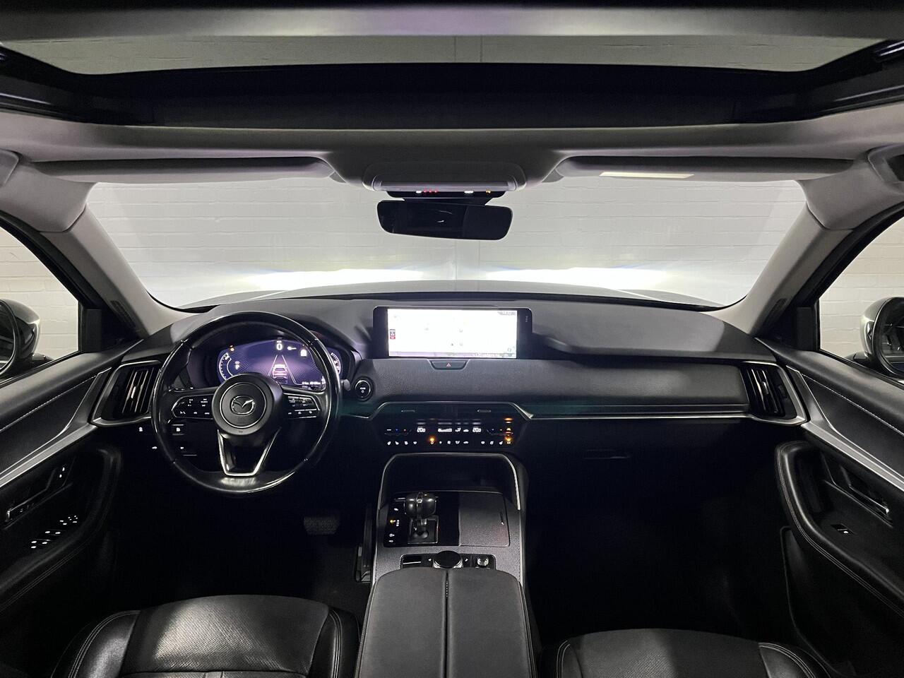 Mazda CX-60 2.5 e-SkyActiv PHEV Homura Trekhaak | Open dak | Adapt. cruise | 360 camera | Stoelventilatie | Stoel-/stuurverwarming | Head-up