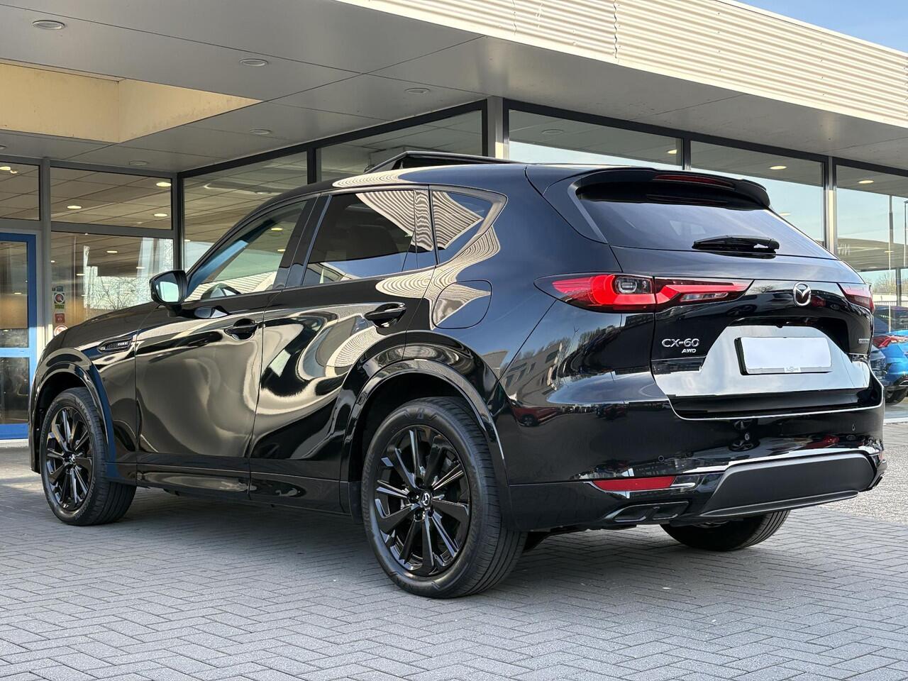 Mazda CX-60 2.5 e-SkyActiv PHEV Homura | Dealer onderhouden | Panoramadak | Adaptive Cruise | 360 Camera | Elek. Achterklep | Stoel- Verwarming & Ventilatie | BTW Auto |