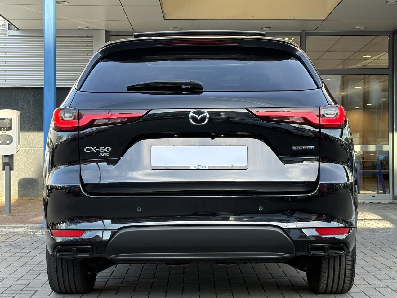Mazda CX-60 2.5 e-SkyActiv PHEV Homura | Dealer onderhouden | Panoramadak | Adaptive Cruise | 360 Camera | Elek. Achterklep | Stoel- Verwarming & Ventilatie | BTW Auto |