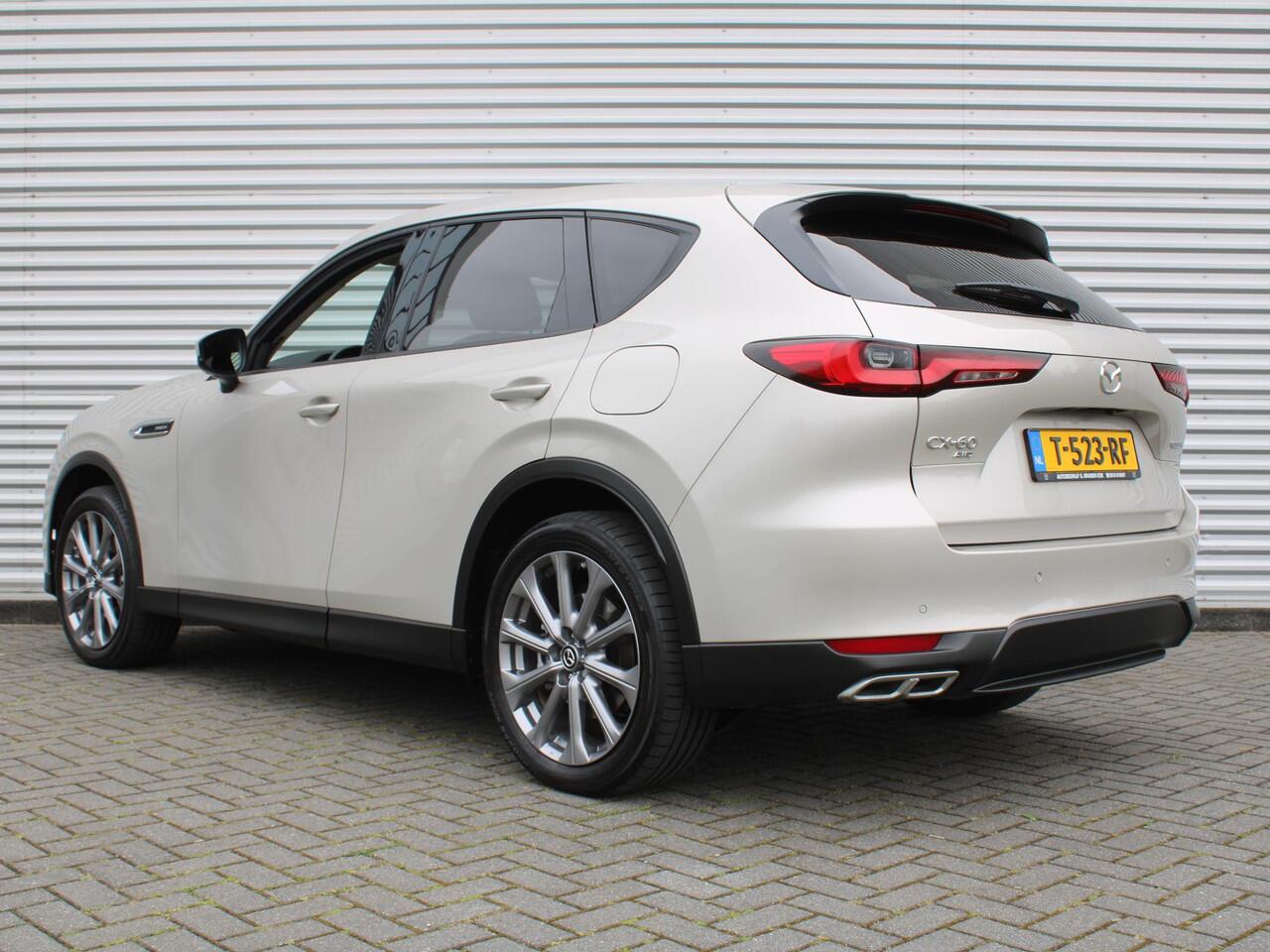 Mazda CX-60 2.5 e-SkyActiv PHEV Exclusive-Line | Trekhaak | Camera rondom | Stuur-/stoelverwarming | HUD | Bose audio | 20" LM |
