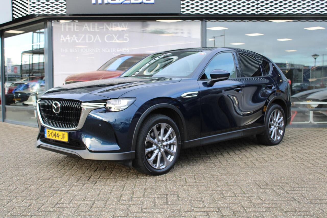 Mazda CX-60 2.5 e-SkyActiv PHEV Exclusive-Line , Automaat, Trekhaak, CS Pack, DA Pack, C Pack, Leder, 360 Camera, Adap. Cruise, Bose, Clima, HUD, Stoel/Stuurverwarming, Navi, Apple Carplay, Android Auto, PDC LKA, LMV 20 Inch