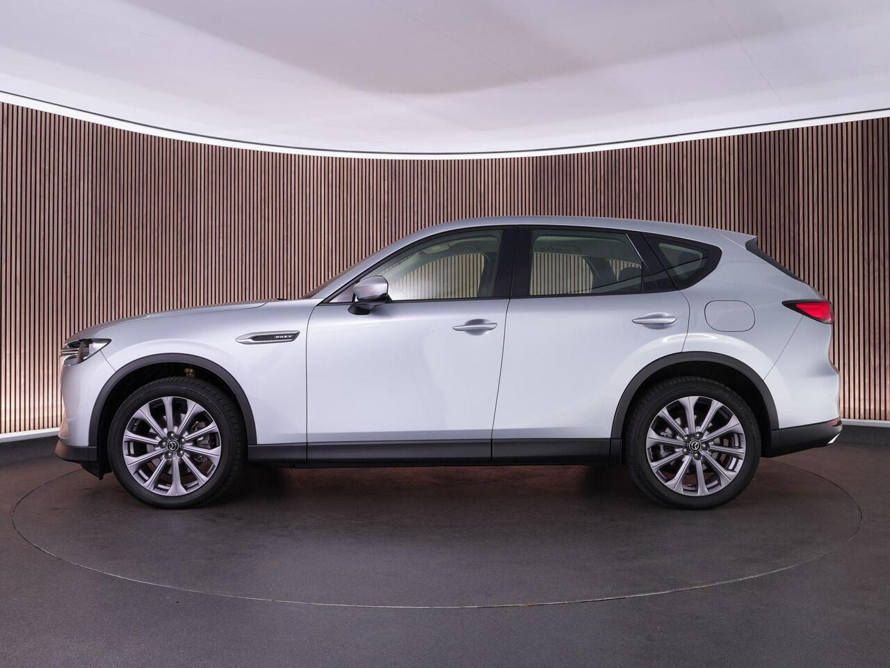 Mazda CX-60 2.5 e-SkyActiv PHEV Exclusive-Line |dealer onderhouden|head-up|Apple Carplay|parkeercamera|stoel & stuurverwarming|DAB|climate control|20" lichtmetalen velgen|