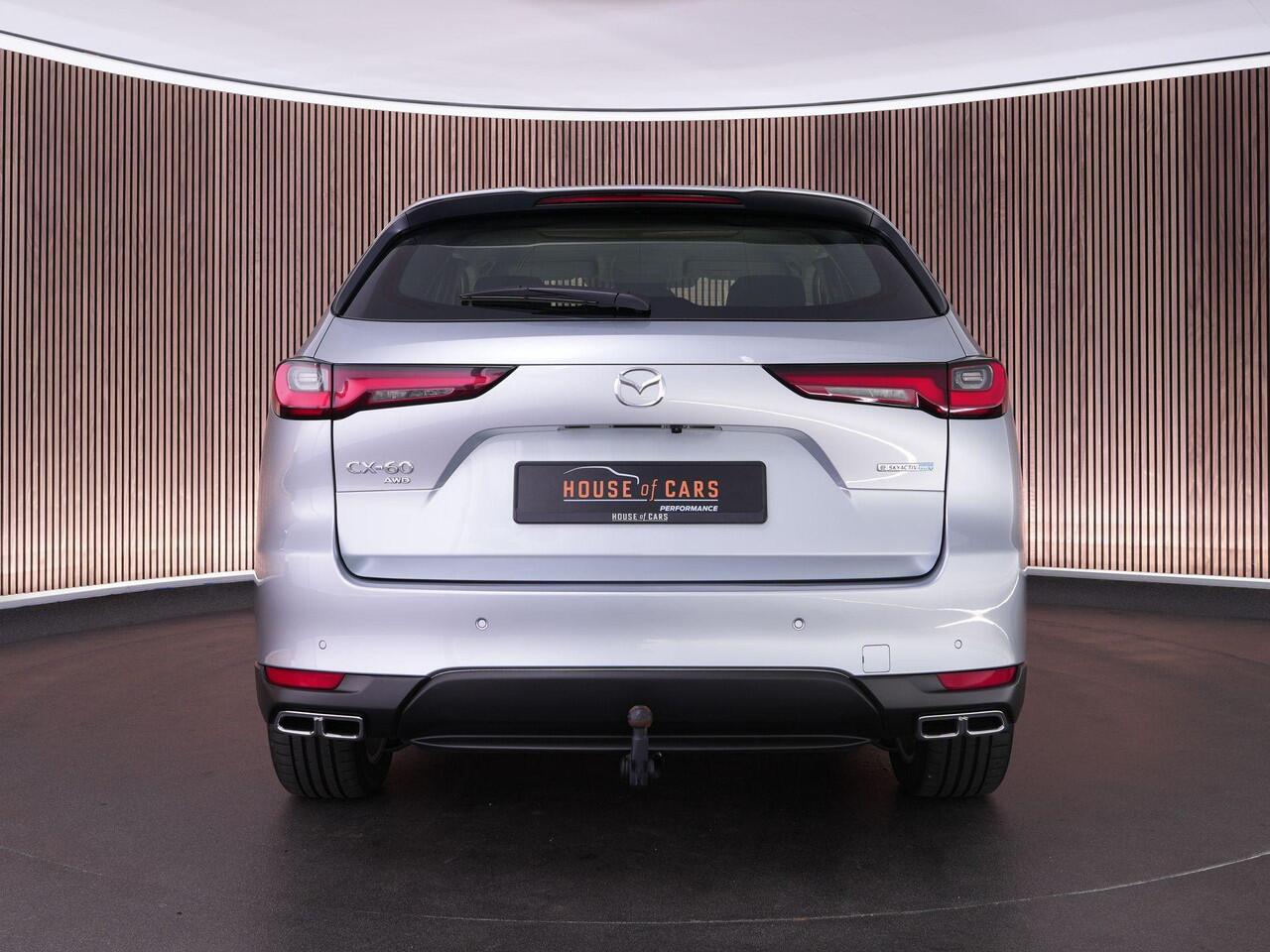 Mazda CX-60 2.5 e-SkyActiv PHEV Exclusive-Line |dealer onderhouden|head-up|Apple Carplay|parkeercamera|stoel & stuurverwarming|DAB|climate control|20" lichtmetalen velgen|