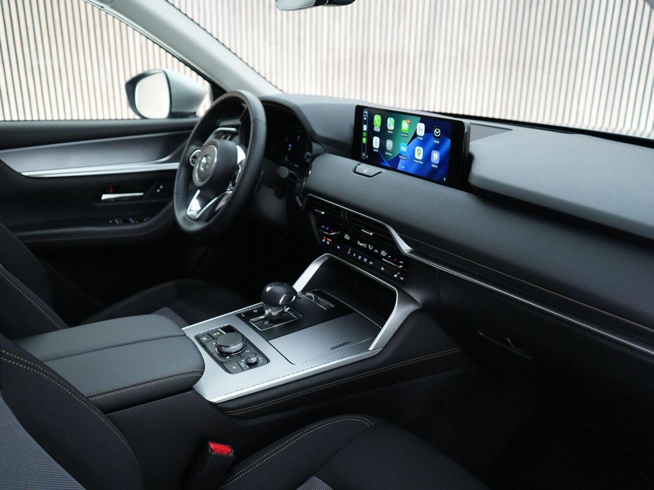 Mazda CX-60 2.5 e-SkyActiv PHEV Exclusive-Line |dealer onderhouden|head-up|Apple Carplay|parkeercamera|stoel & stuurverwarming|DAB|climate control|20" lichtmetalen velgen|