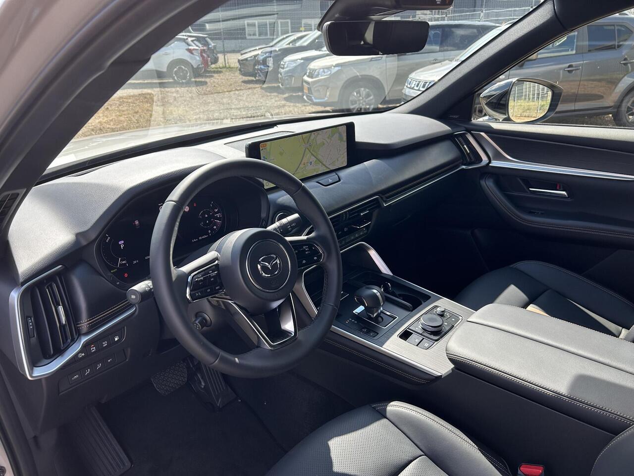 Mazda CX-60 2.5 e-SkyActiv PHEV Homura Business Edition | Rijklaar | Apple carplay | Camera | Stoel verwarming