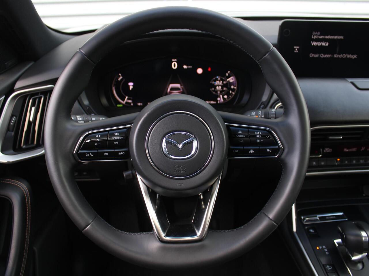 Mazda CX-60 2.5 e-SkyActiv PHEV Homura Plus | Stuur-/stoelverwarming+ventilatie | Schuifdak | Leer | HUD | Elek. stuur-/stoelverstelling | Camera rondom | 20" LM |