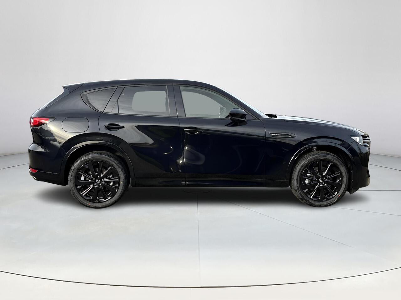 Mazda CX-60 2.5 e-SkyActiv PHEV Homura Business Edition | Stoelverwarming/verkoeling | Adaptive cruisecontrol | Lederen bekleding | Elektrische stoelen met geheugenfunctie | Stuurwiel elektrisch verstelbaar |360* camera | Elektronische achterklep |