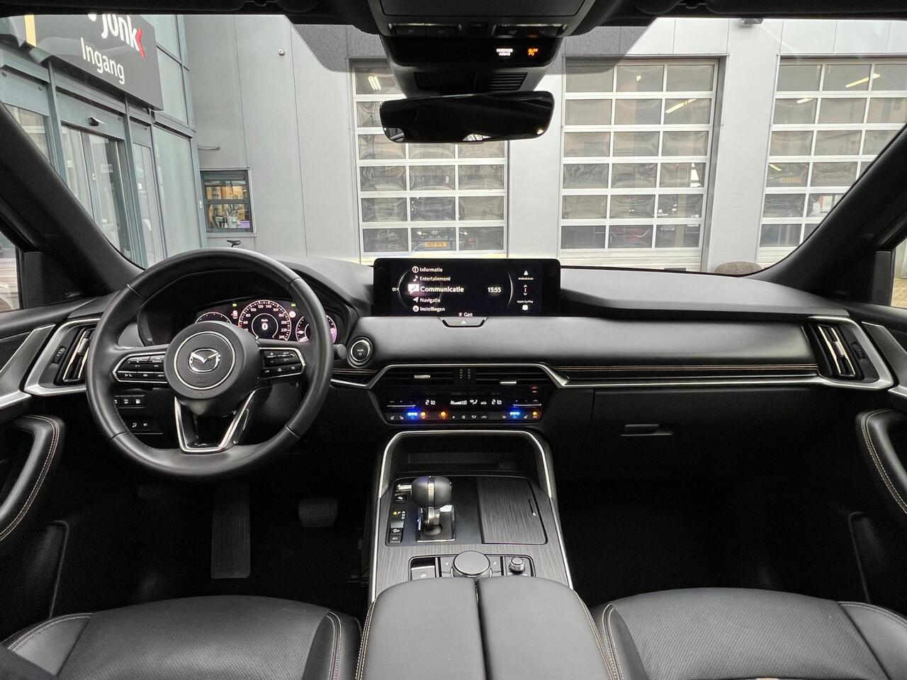 Mazda CX-60 2.5 e-SkyActiv PHEV Homura Plus AUTOMAAT | PLUG-IN HYBRID | MEEST LUXE UITVOERING | PANORAMADAK | 2500kg TREKGEWICHT | AWD | 327pk | 6JR GARANTIE 5/2031 |