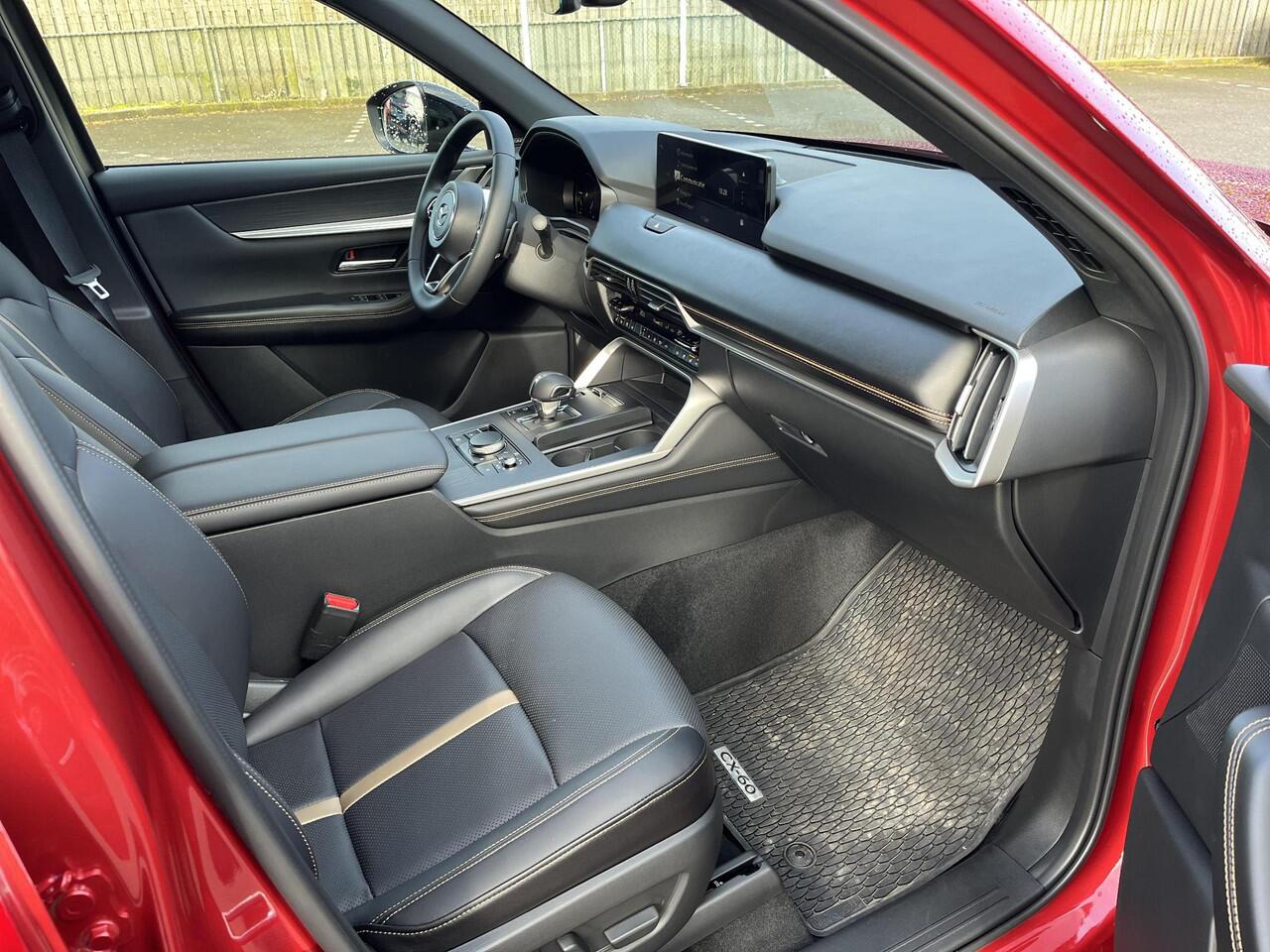 Mazda CX-60 2.5 e-SkyActiv PHEV Homura | Navigatie | Apple CarPlay/Android auto | 360 graden camera | Elektrische achterklep