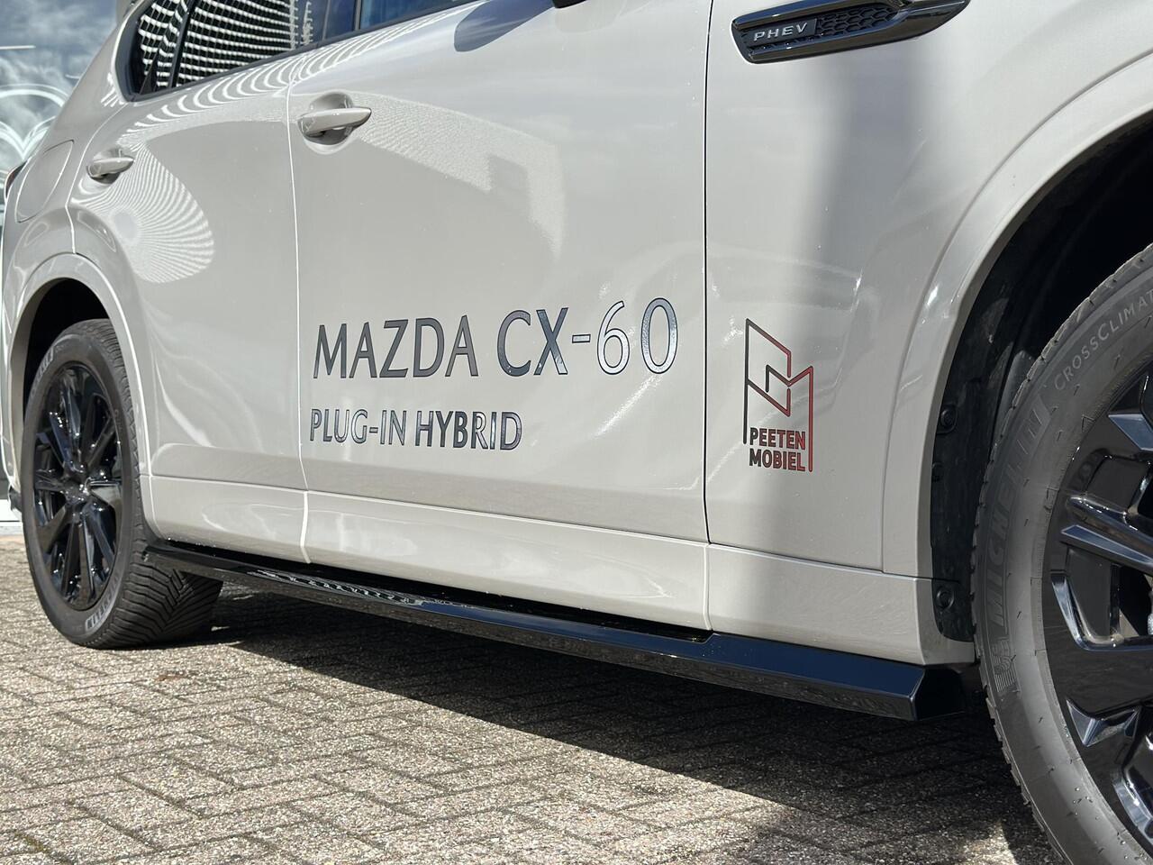 Mazda CX-60 2.5 e-SkyActiv PHEV Homura | AERO PACK | 360 CAMERA | HALF LEER HALF ALCANTARA |
