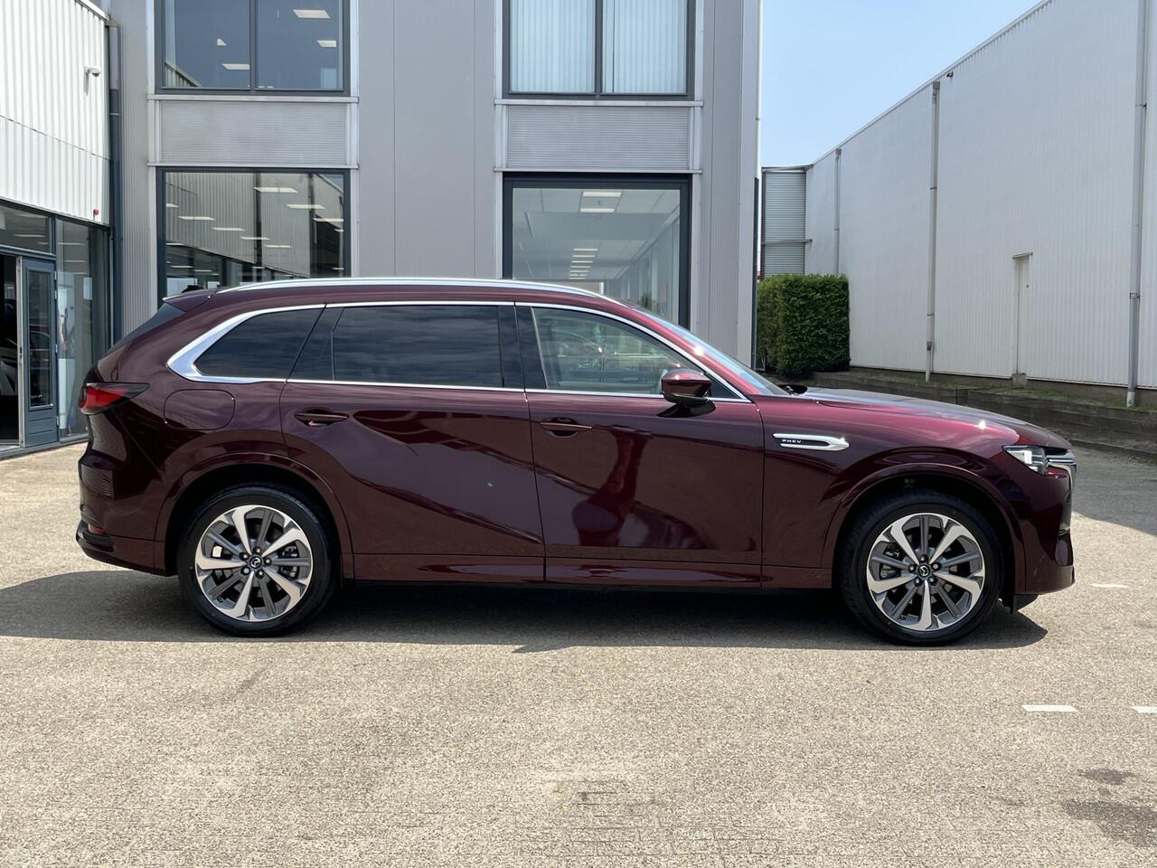 Mazda CX-80 2.5 e-SkyActiv PHEV Takumi Plus 6p. 6-Persoons | Leder/Pano.Dak/Head-Up/Verw.Stoelen V+A met Koeling/Adapt. Cruise